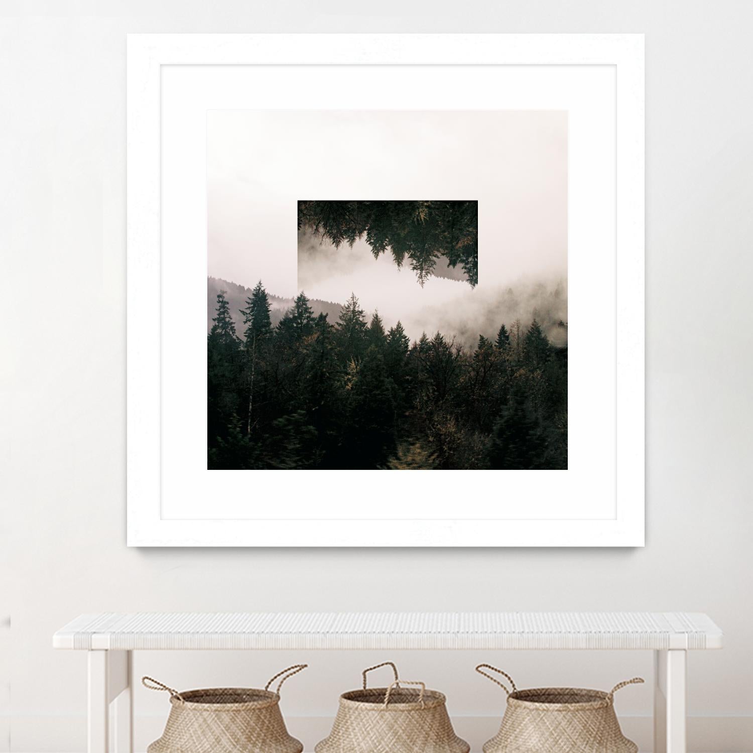 Reflected Landscape I by Laura Marshall on GIANT ART - white photo art