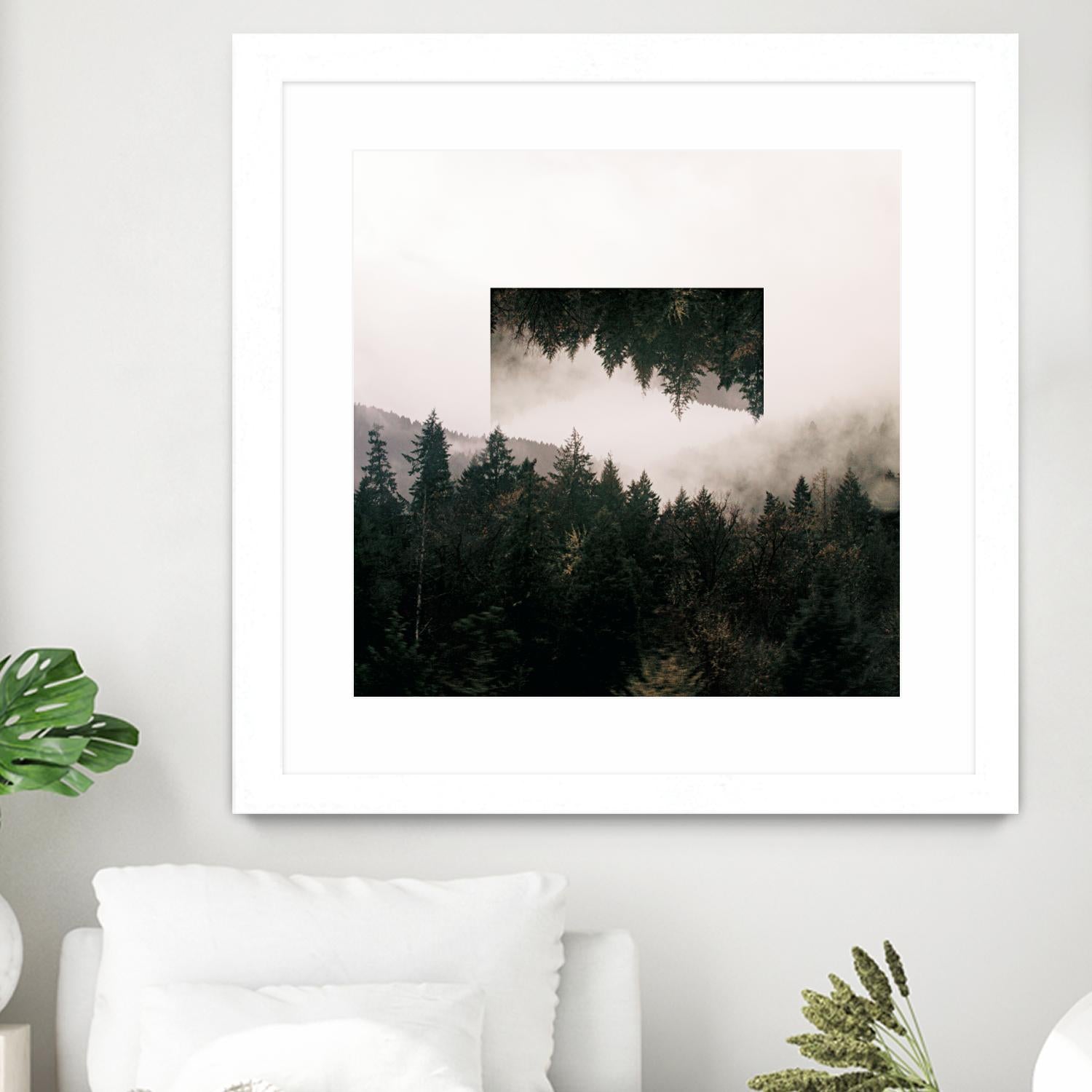 Reflected Landscape I by Laura Marshall on GIANT ART - white photo art