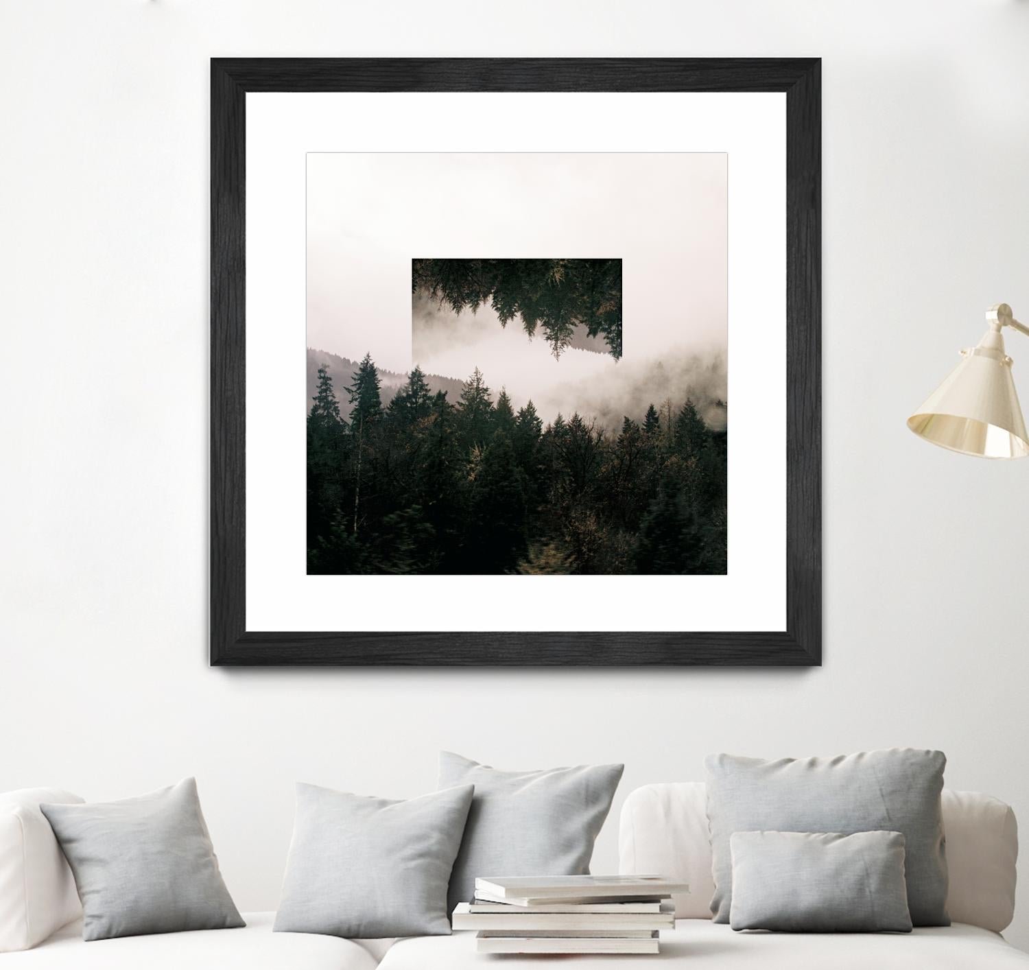 Reflected Landscape I by Laura Marshall on GIANT ART - white photo art
