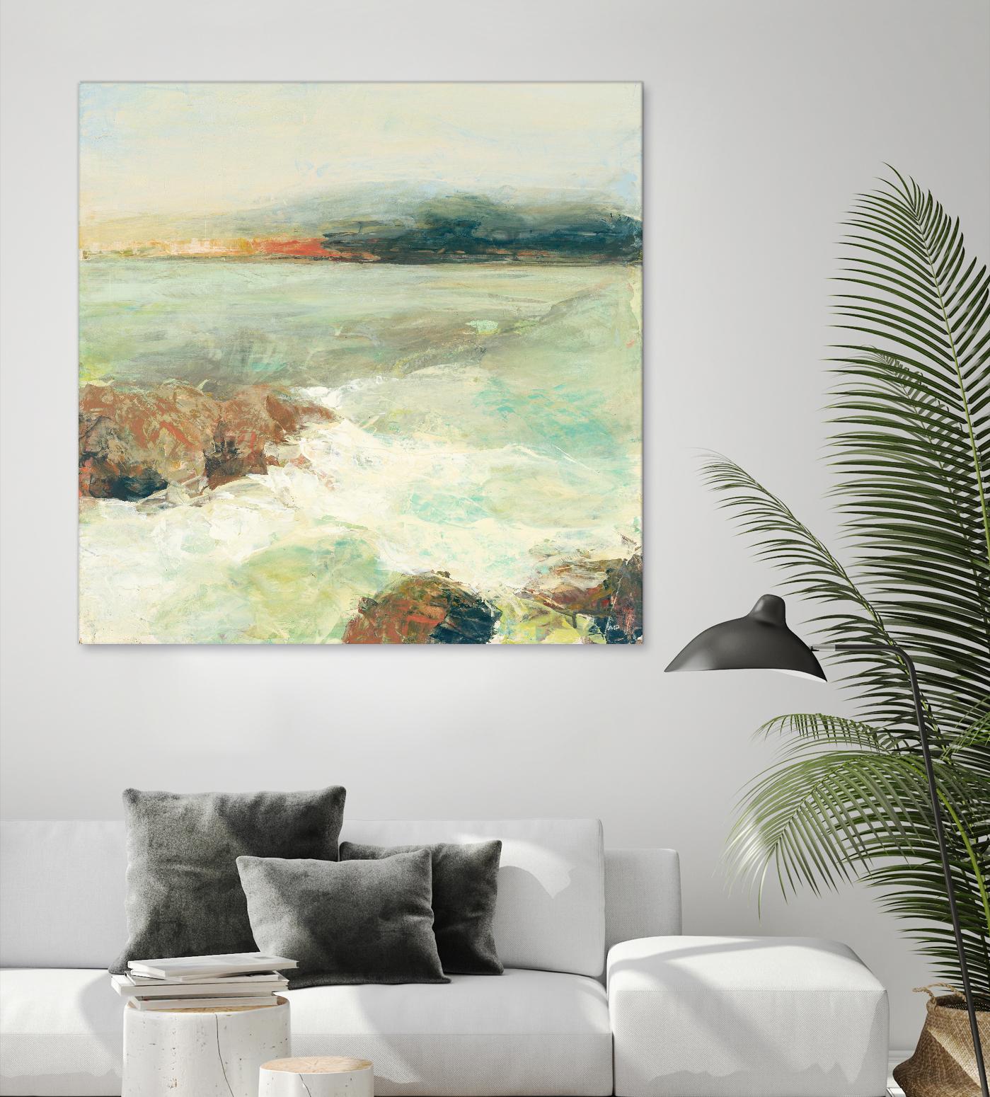 Point Lobos Crop by Julia Purinton on GIANT ART - brown abstract