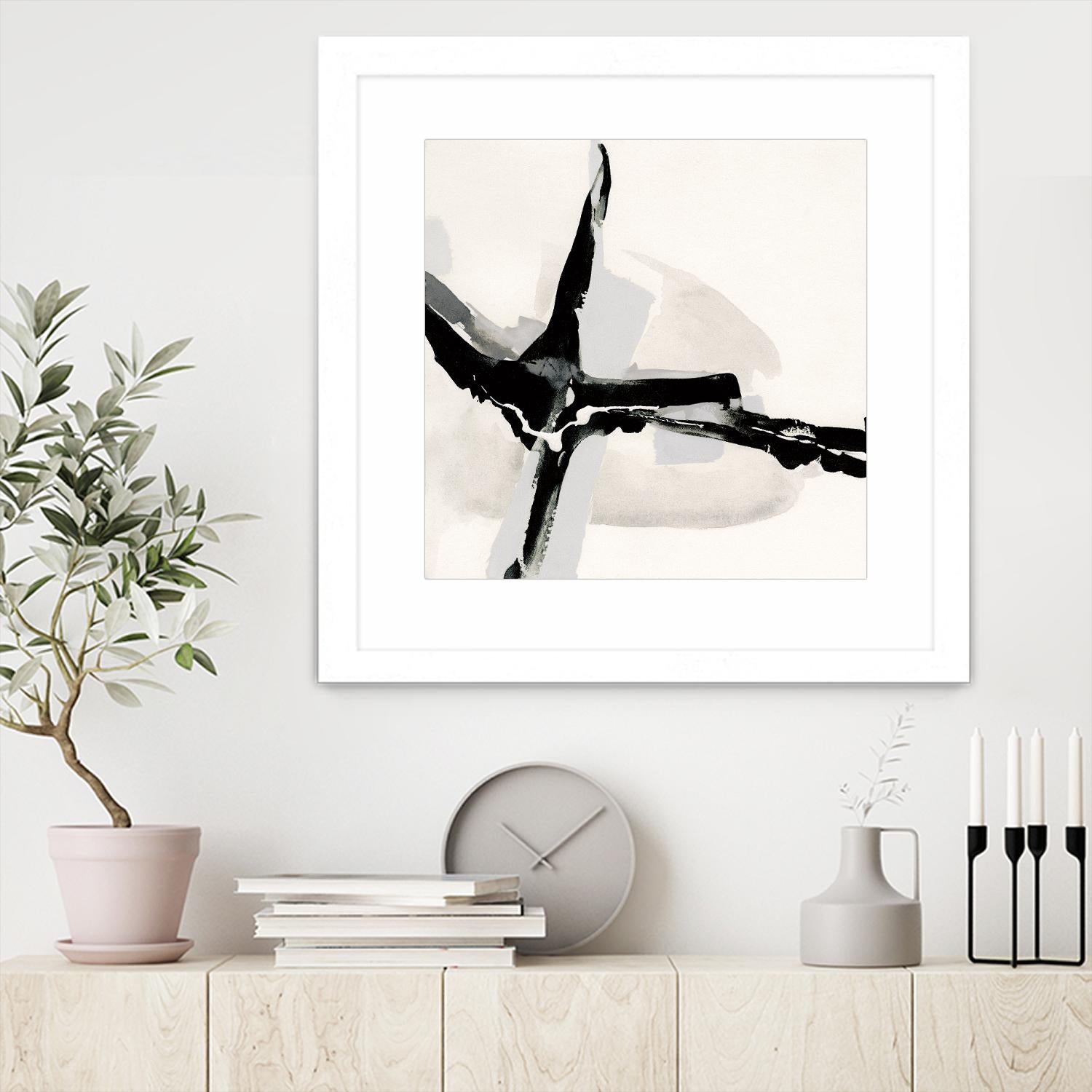 Creamy Neutral I by Chris Paschke on GIANT ART - white abstract