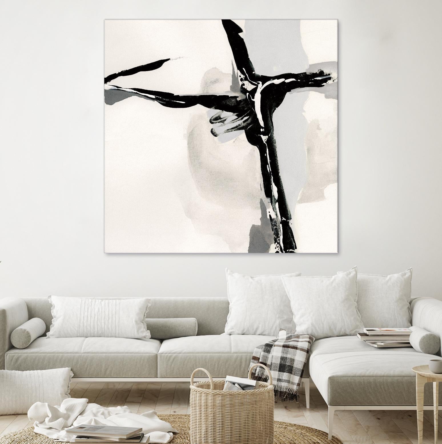 Creamy Neutral II by Chris Paschke on GIANT ART - white abstract