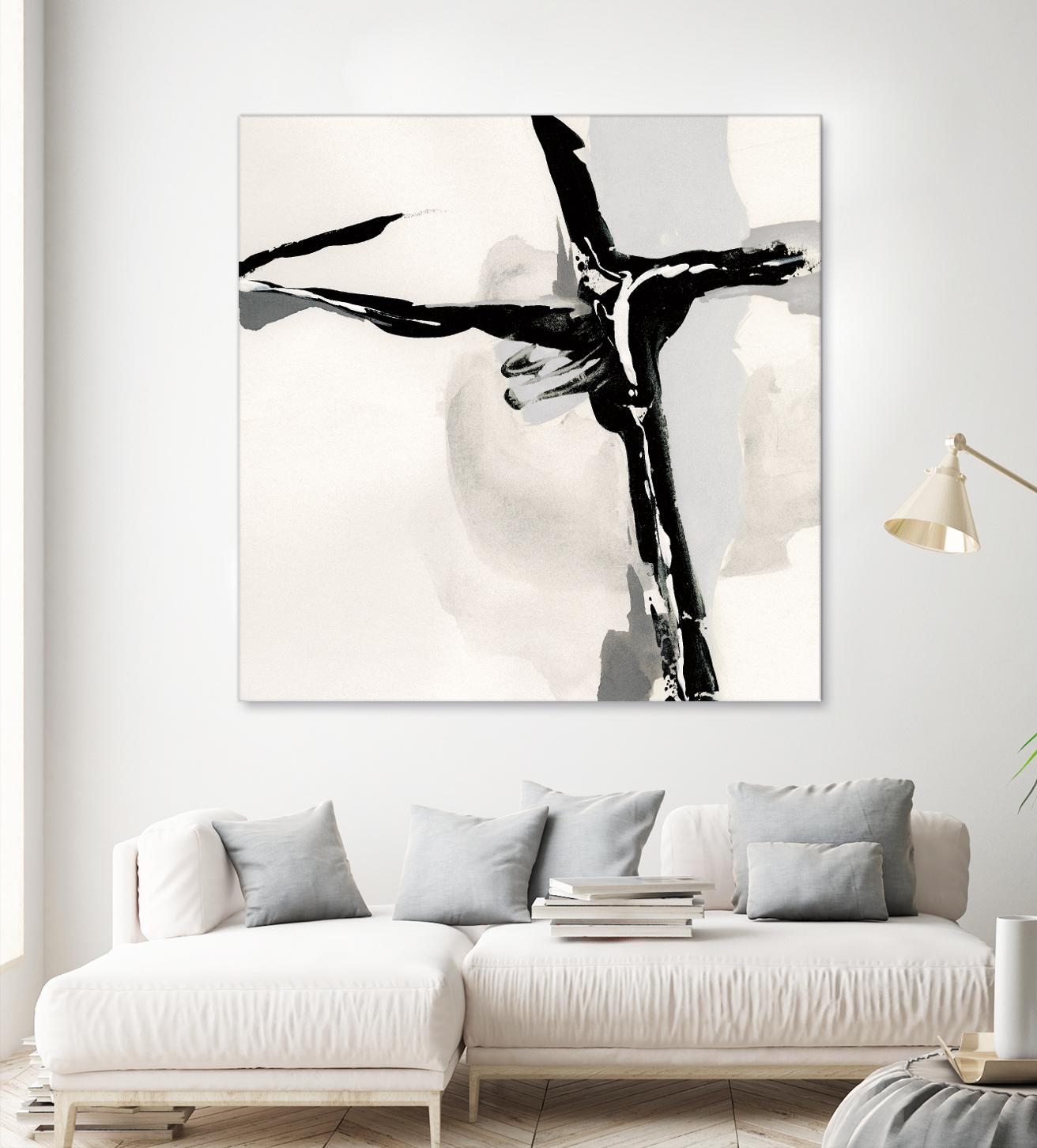 Creamy Neutral II by Chris Paschke on GIANT ART - white abstract