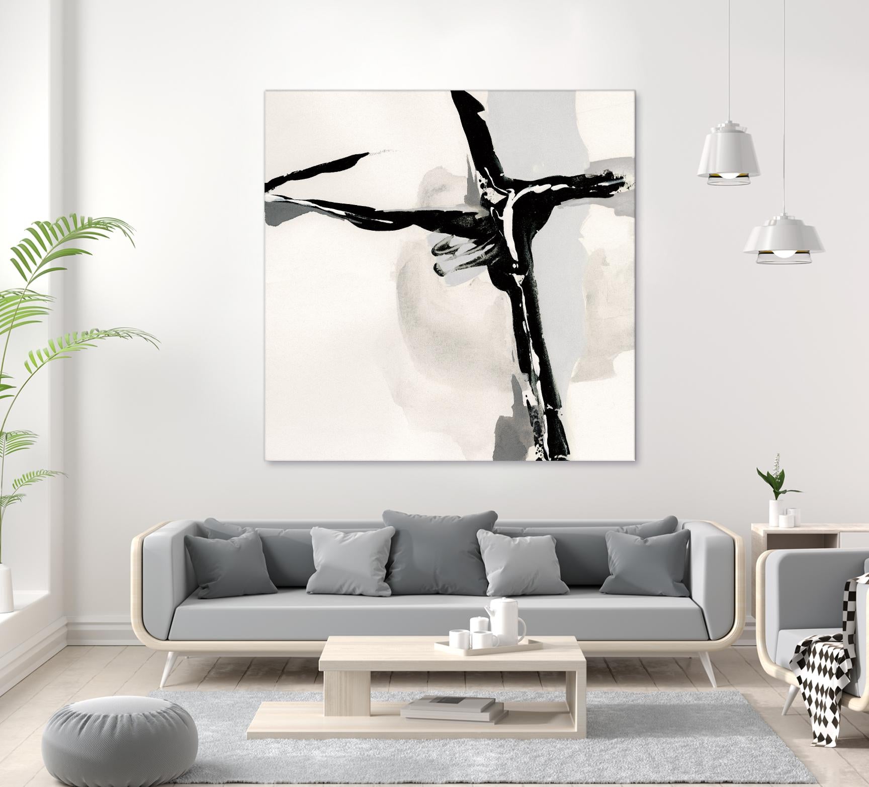 Creamy Neutral II by Chris Paschke on GIANT ART - white abstract