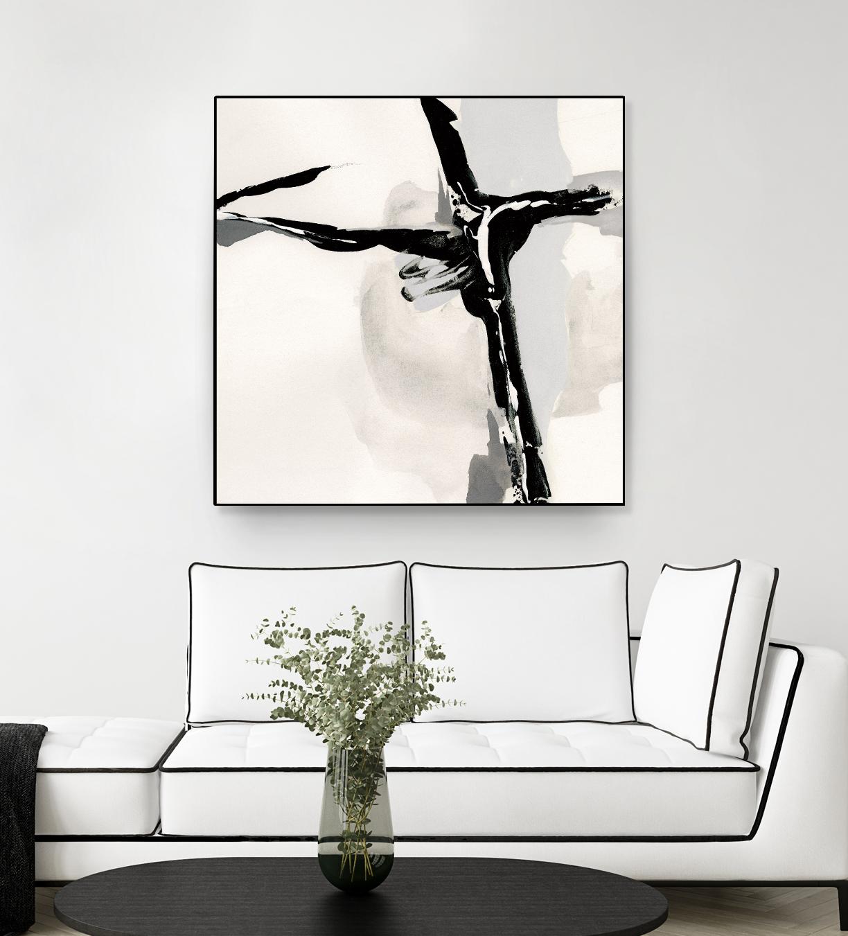 Creamy Neutral II by Chris Paschke on GIANT ART - white abstract