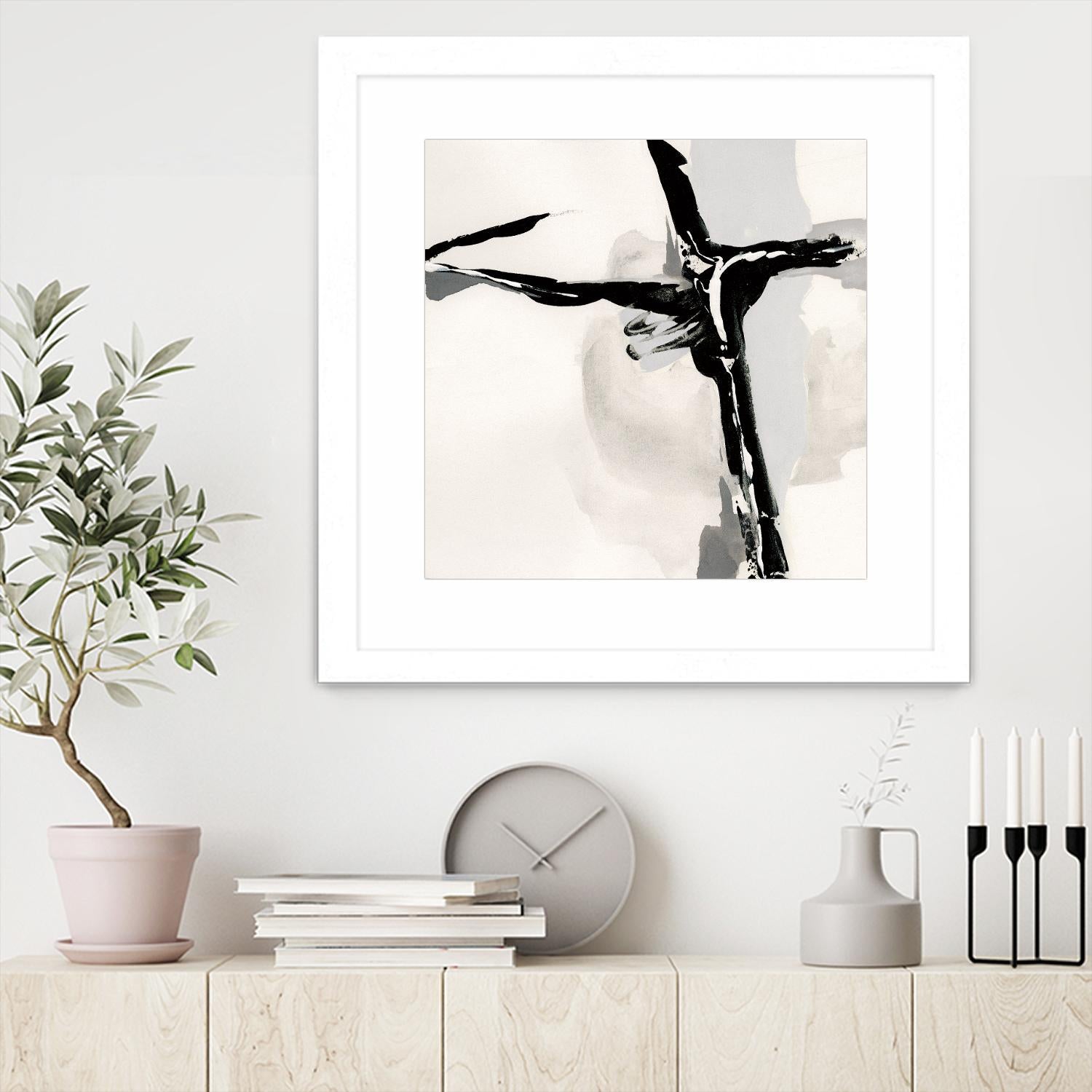 Creamy Neutral II by Chris Paschke on GIANT ART - white abstract