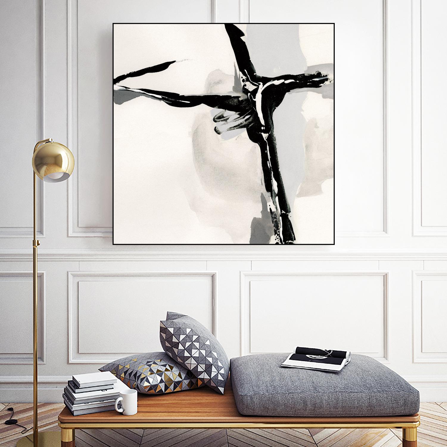 Creamy Neutral II by Chris Paschke on GIANT ART - white abstract