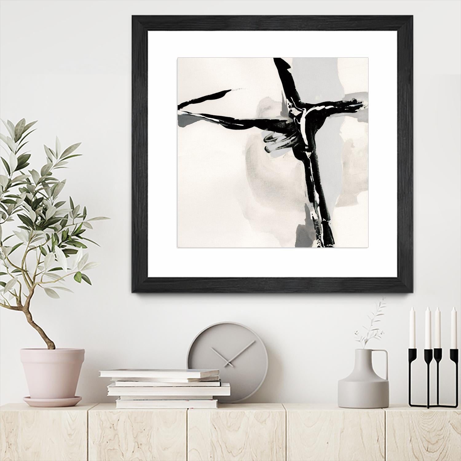 Creamy Neutral II by Chris Paschke on GIANT ART - white abstract