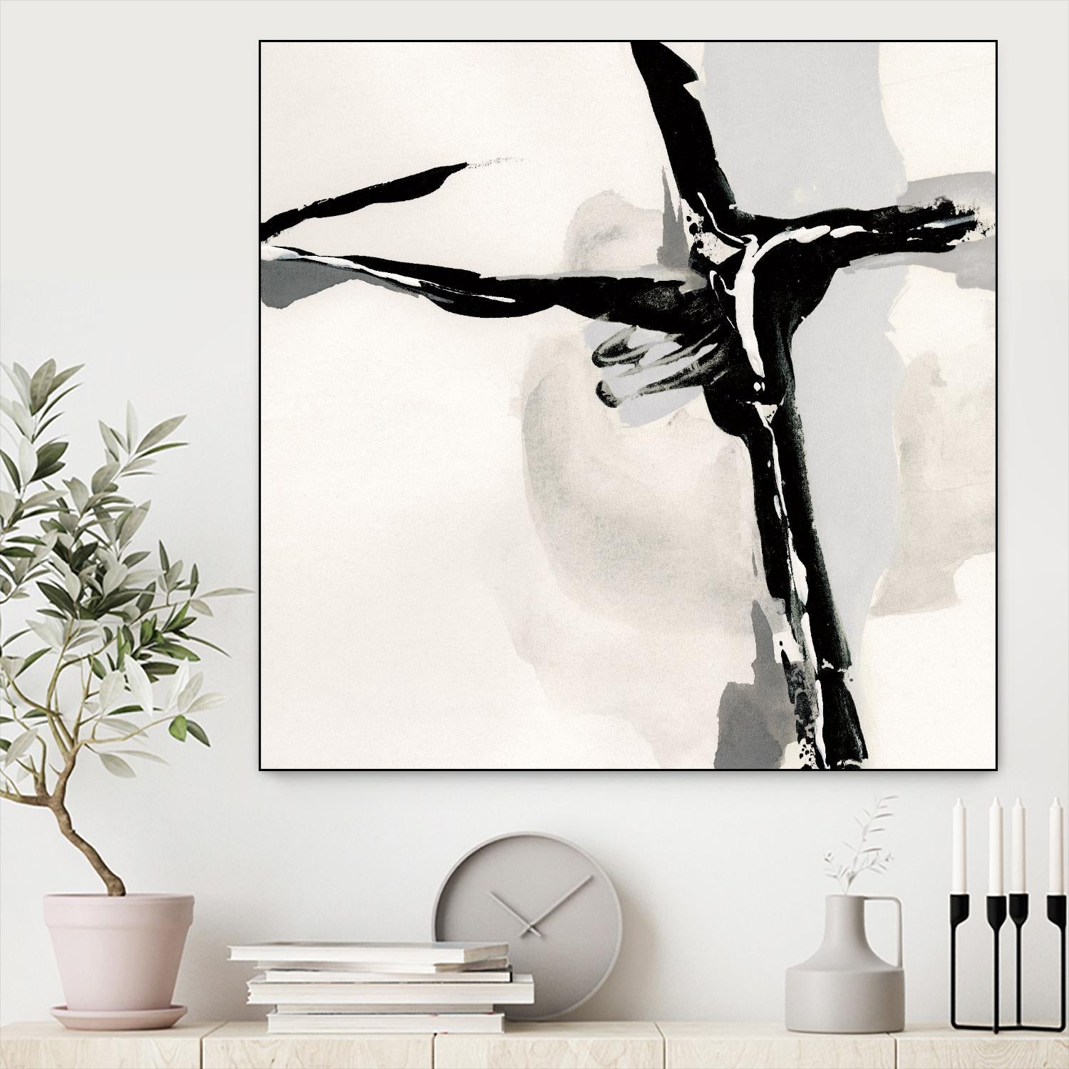 Creamy Neutral II by Chris Paschke on GIANT ART - white abstract