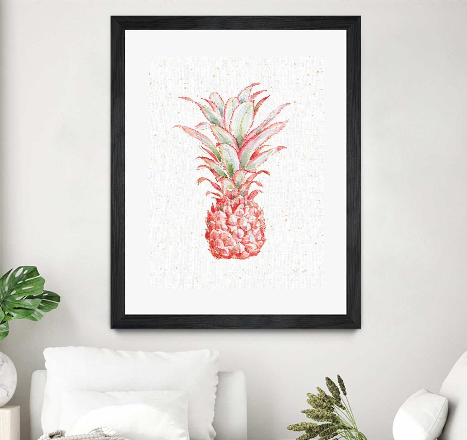 Gracefully Pink XII by Lisa Audit on GIANT ART - pink tropical