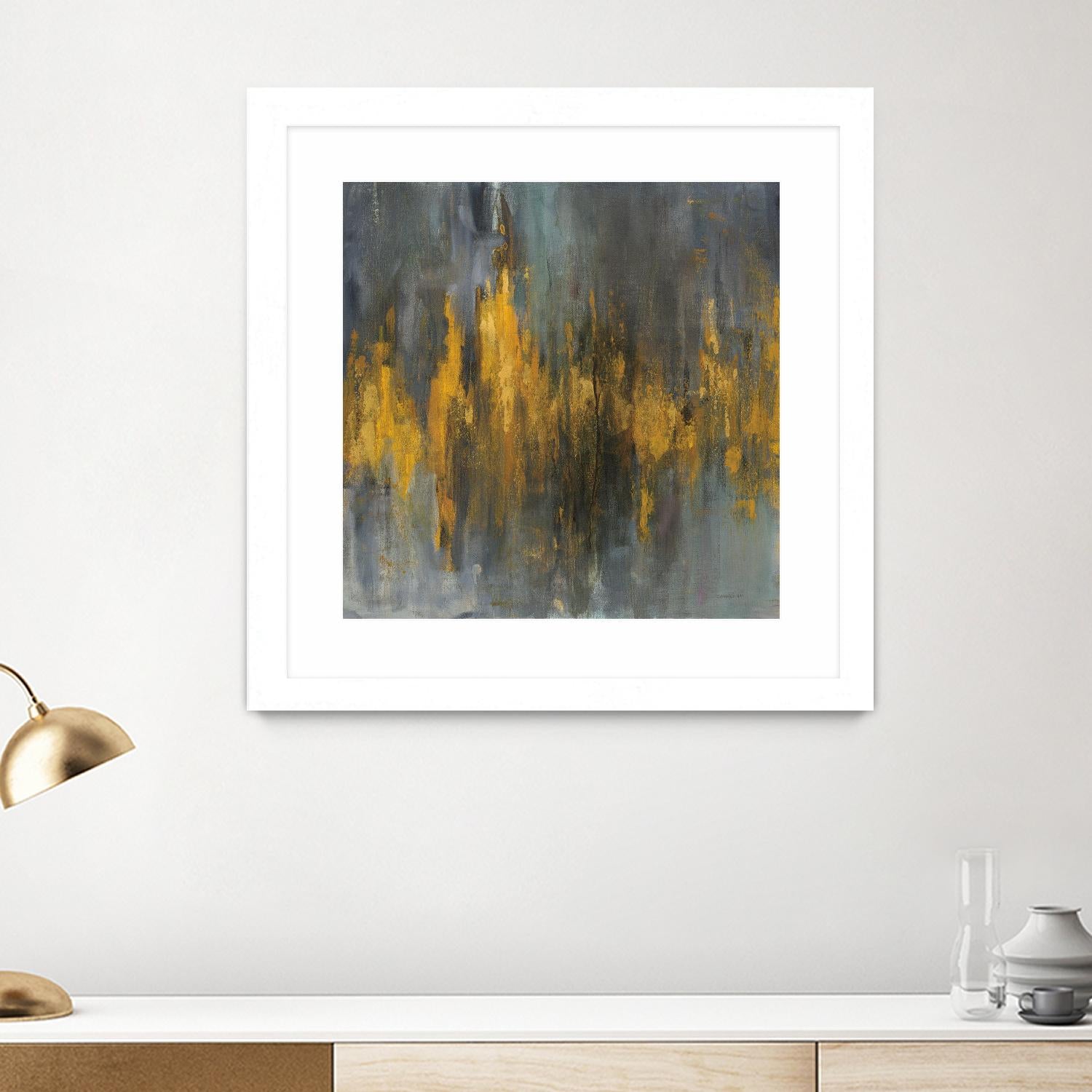 Black and Gold Abstract by Danhui Nai on GIANT ART - multi abstract abstract