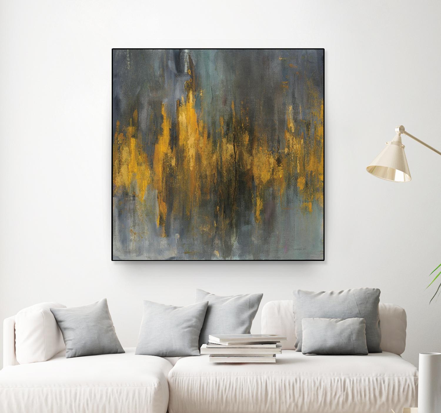 Black and Gold Abstract by Danhui Nai on GIANT ART - multi abstract abstract