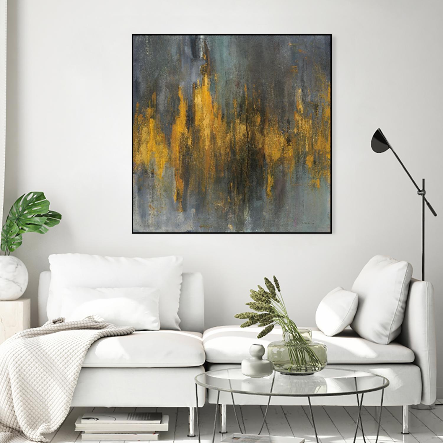 Black and Gold Abstract by Danhui Nai on GIANT ART - multi abstract abstract