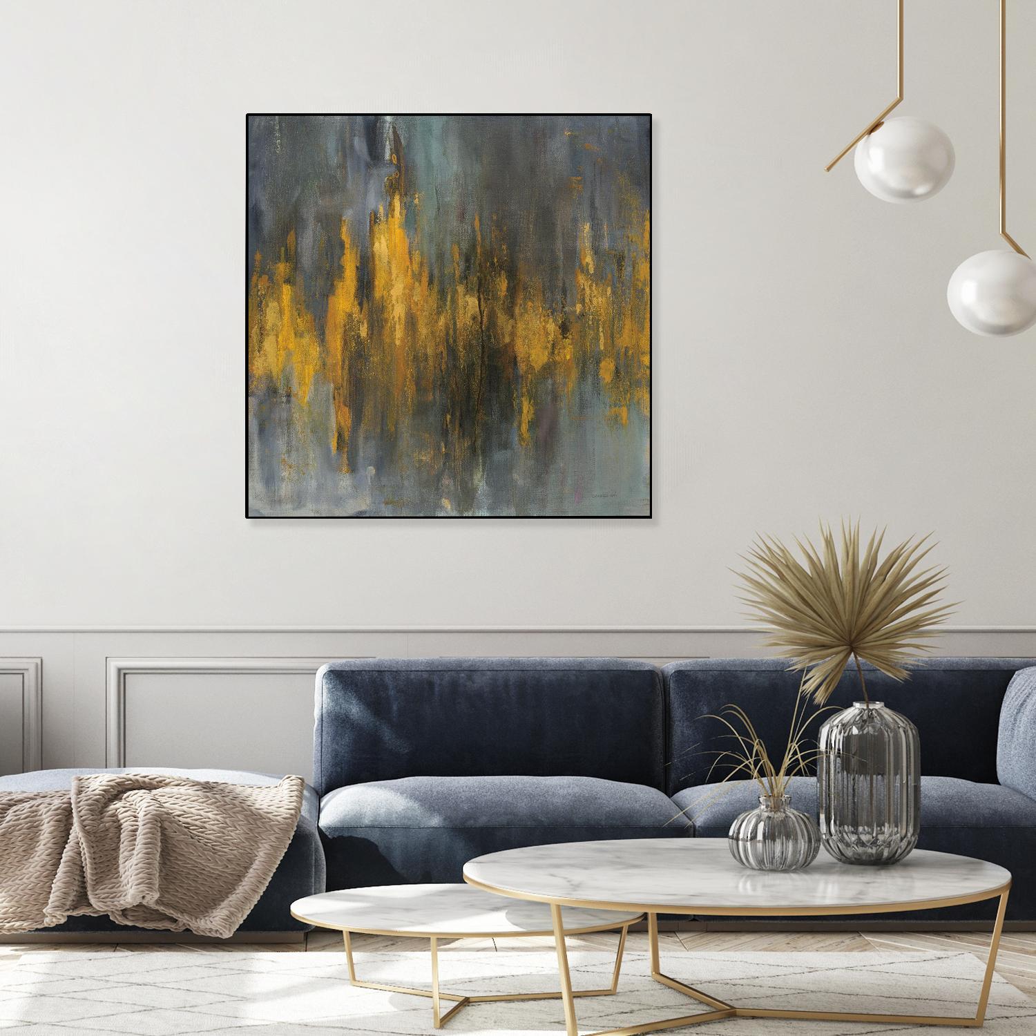 Black and Gold Abstract by Danhui Nai on GIANT ART - multi abstract abstract
