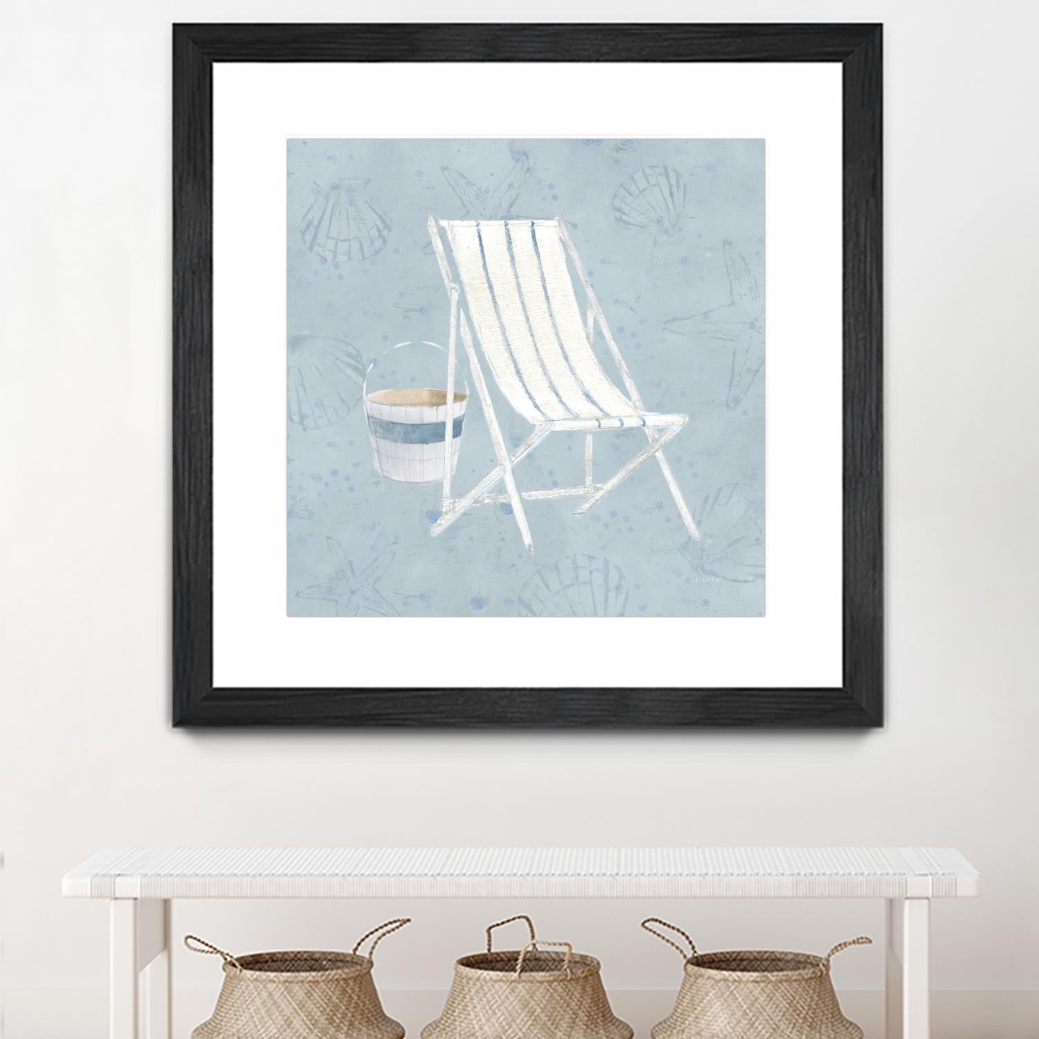 Serene Seaside III by James Wiens on GIANT ART - multi coastal & nautical beach