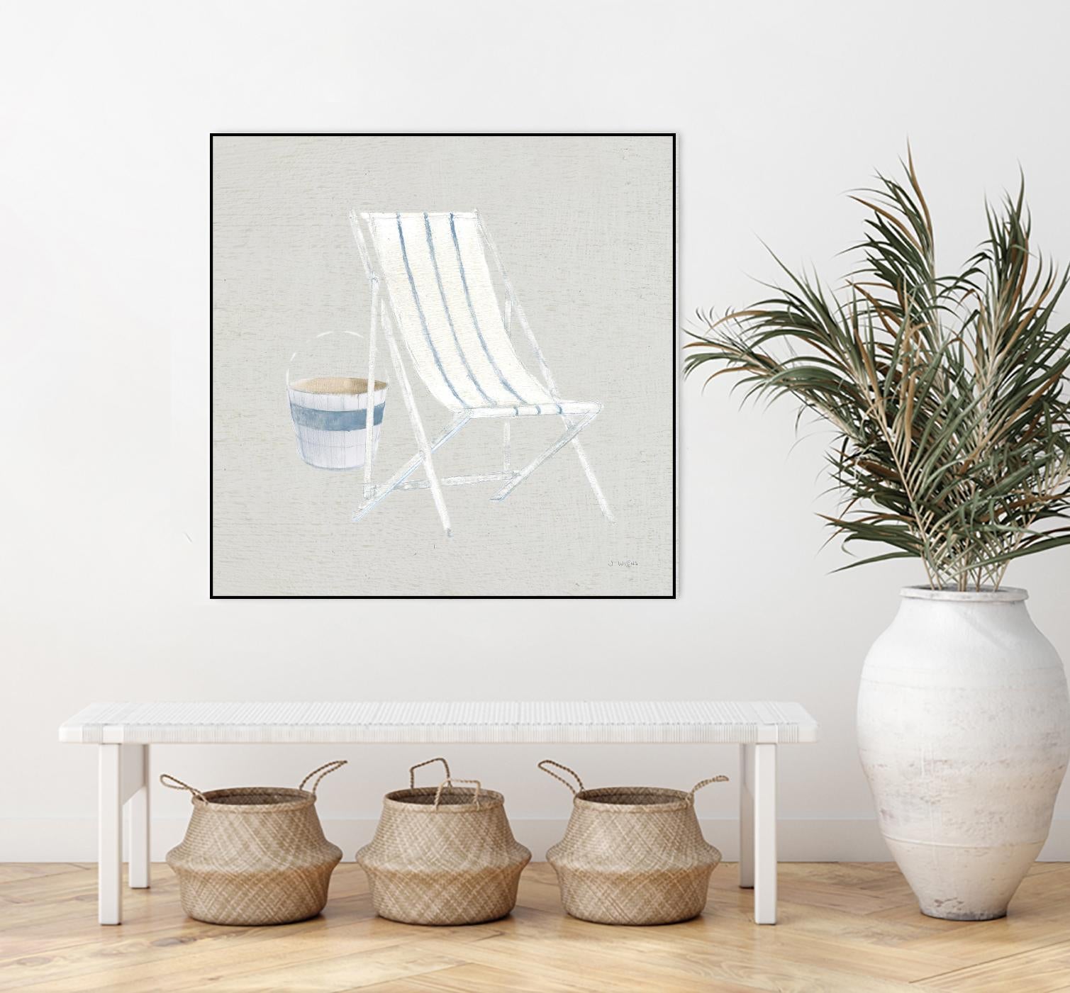Serene Seaside III Tan by James Wiens on GIANT ART - multi coastal & nautical beach