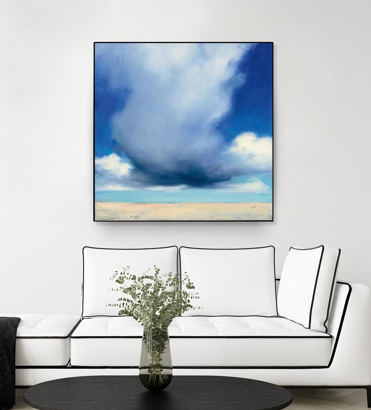 Beach Clouds I by Julia Purinton on GIANT ART - multi coastal & nautical beaches