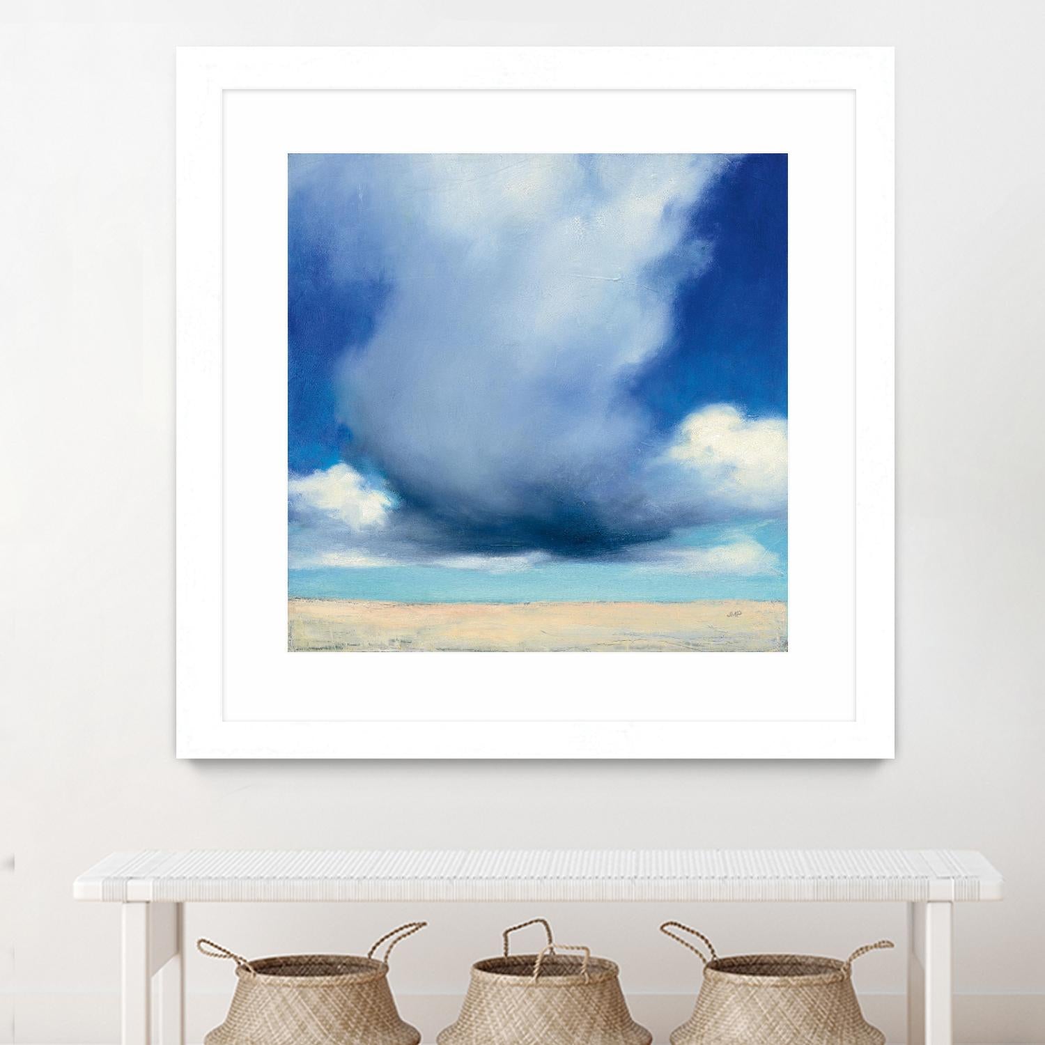 Beach Clouds I by Julia Purinton on GIANT ART - multi coastal & nautical beaches