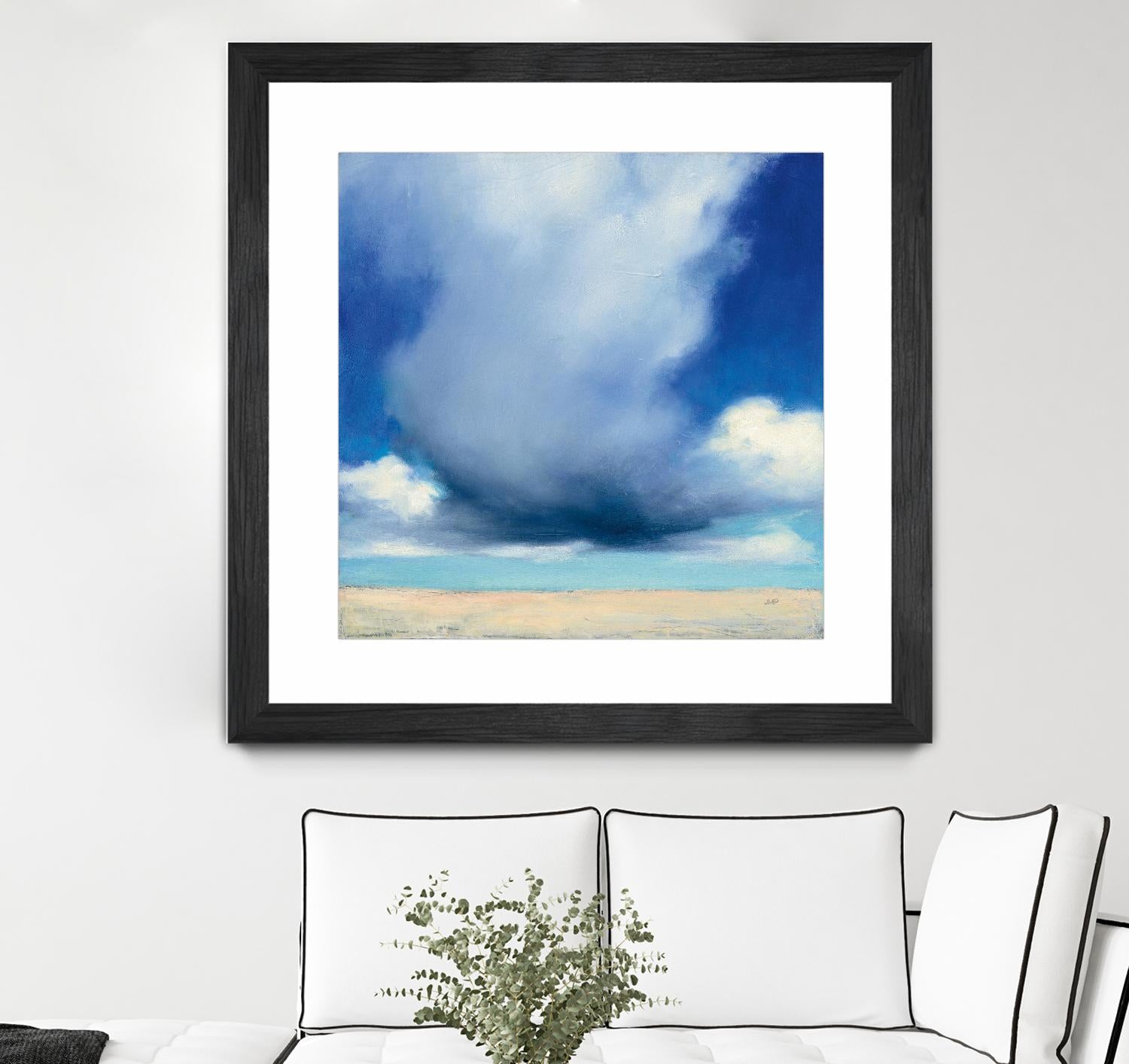 Beach Clouds I by Julia Purinton on GIANT ART - multi coastal & nautical beaches
