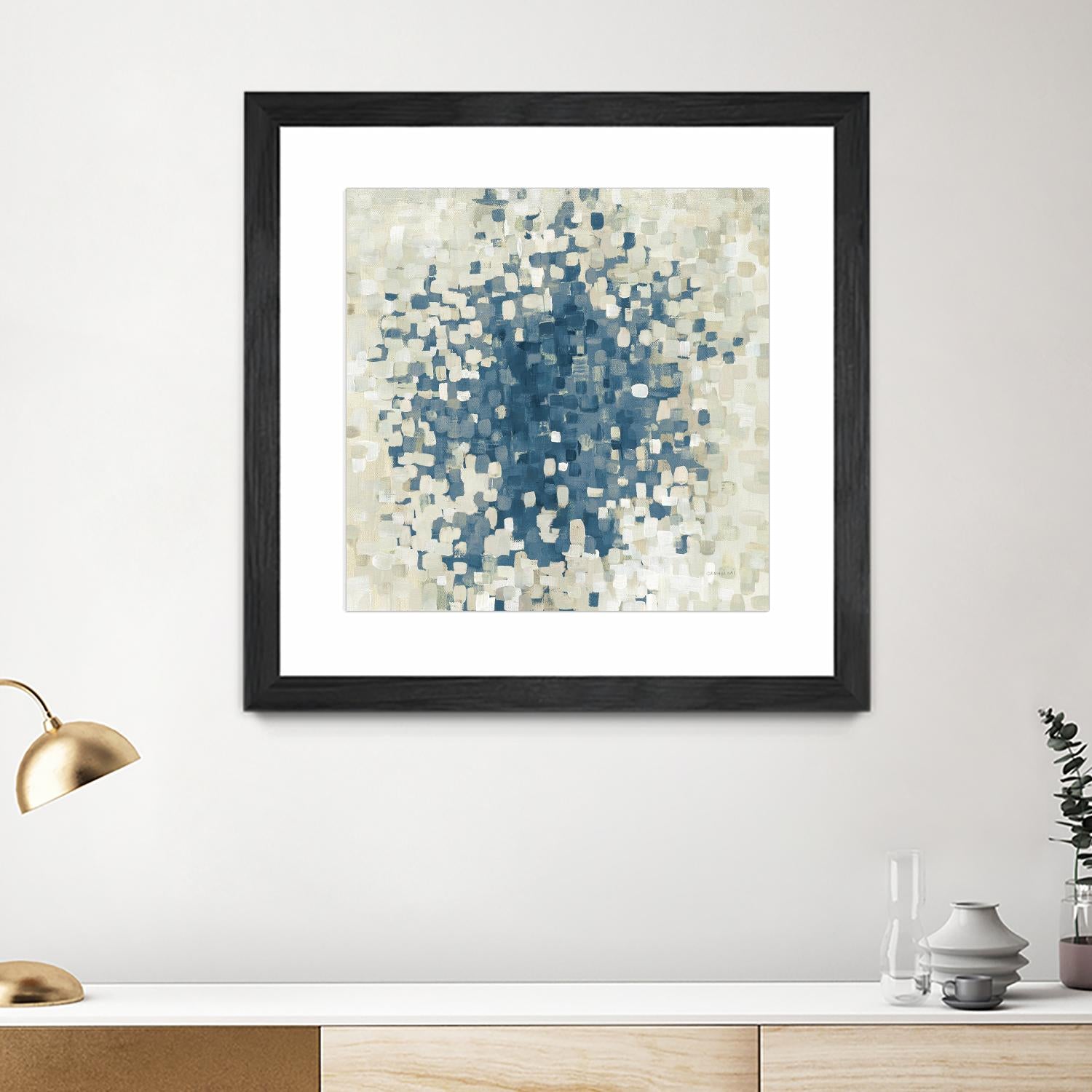 Summer Blocks Blue by Danhui Nai on GIANT ART - multi abstract abstract