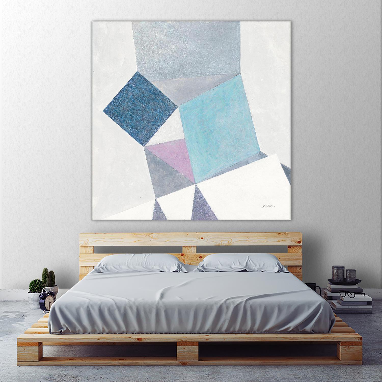 Bay Bridge V1 by Terri Burris on GIANT ART - whites & creams abstract abstract