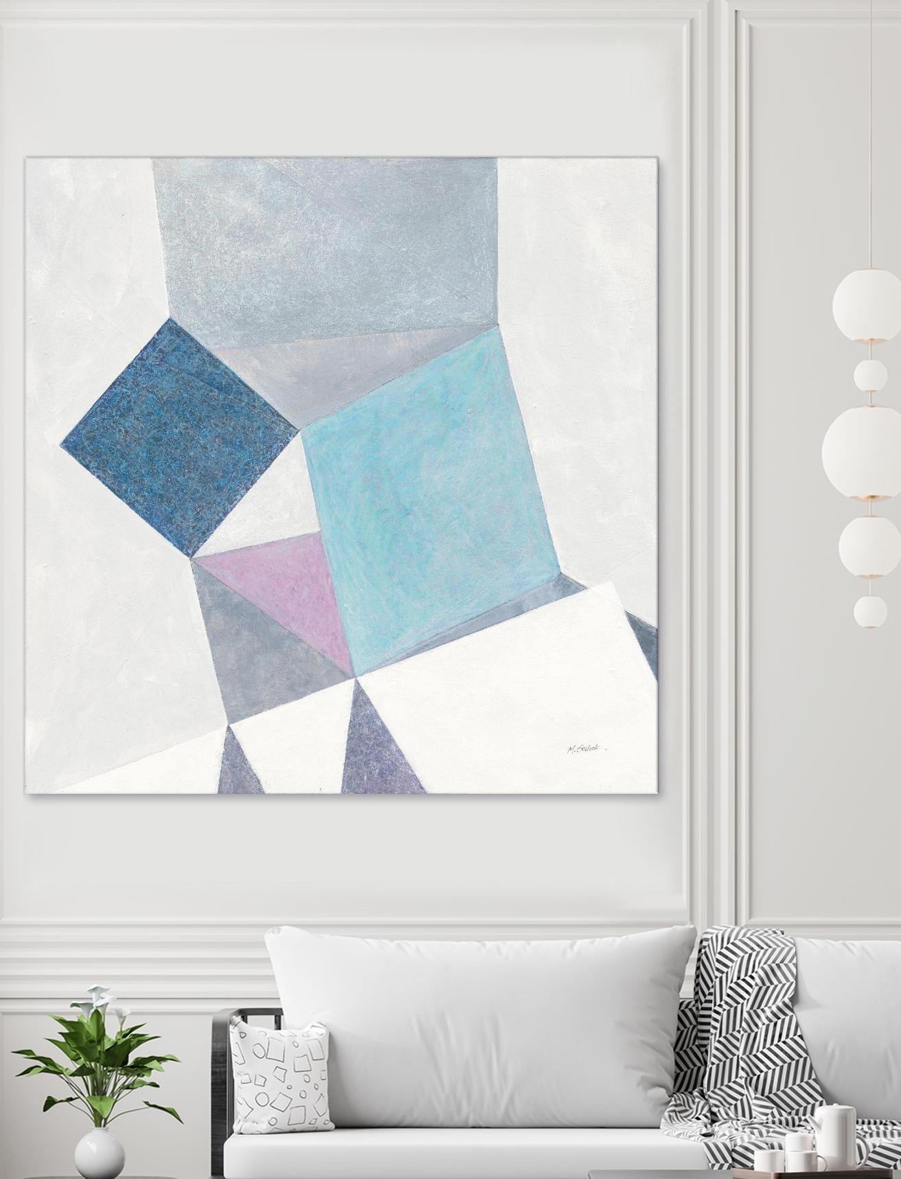 Bay Bridge V1 by Terri Burris on GIANT ART - whites & creams abstract abstract