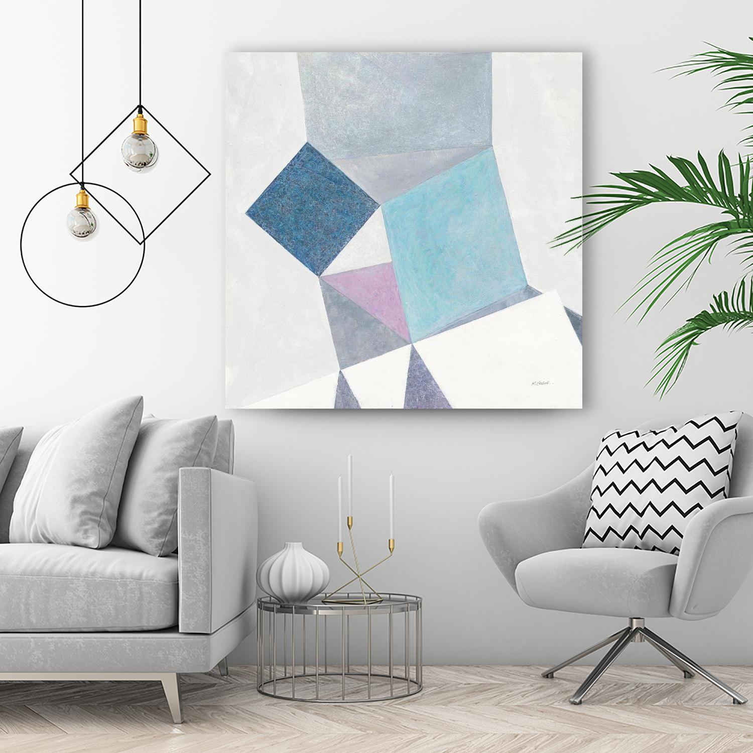 Bay Bridge V1 by Terri Burris on GIANT ART - whites & creams abstract abstract