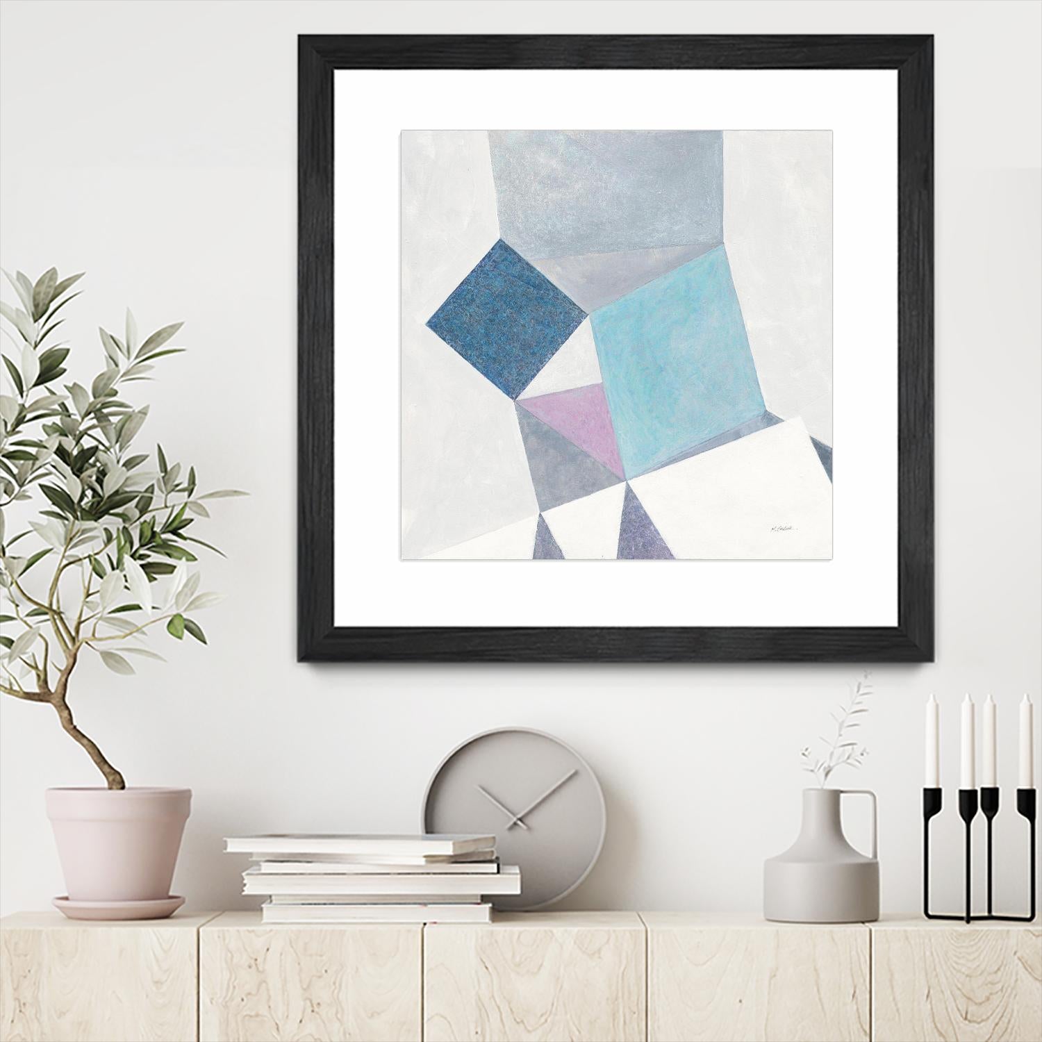 Bay Bridge V1 by Terri Burris on GIANT ART - whites & creams abstract abstract