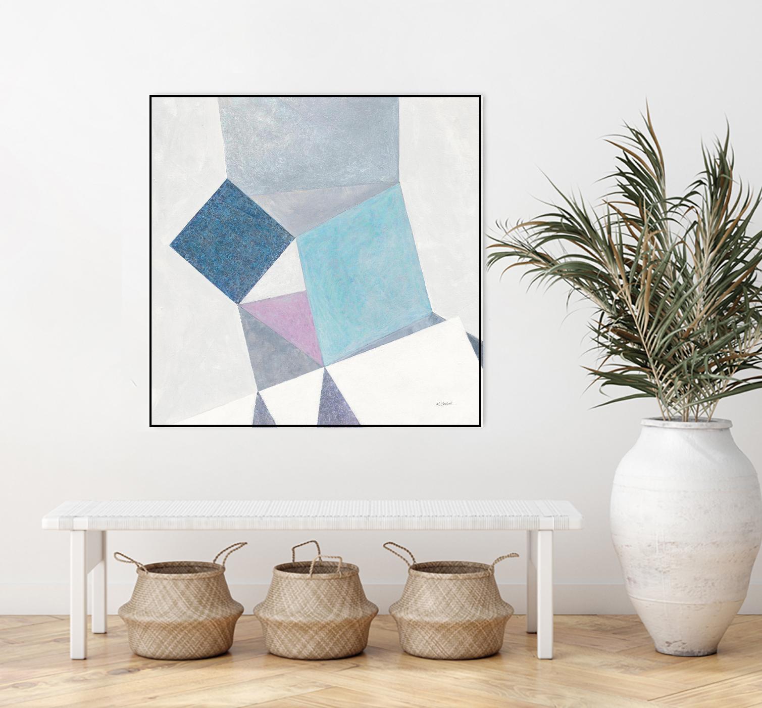 Bay Bridge V1 by Terri Burris on GIANT ART - whites & creams abstract abstract