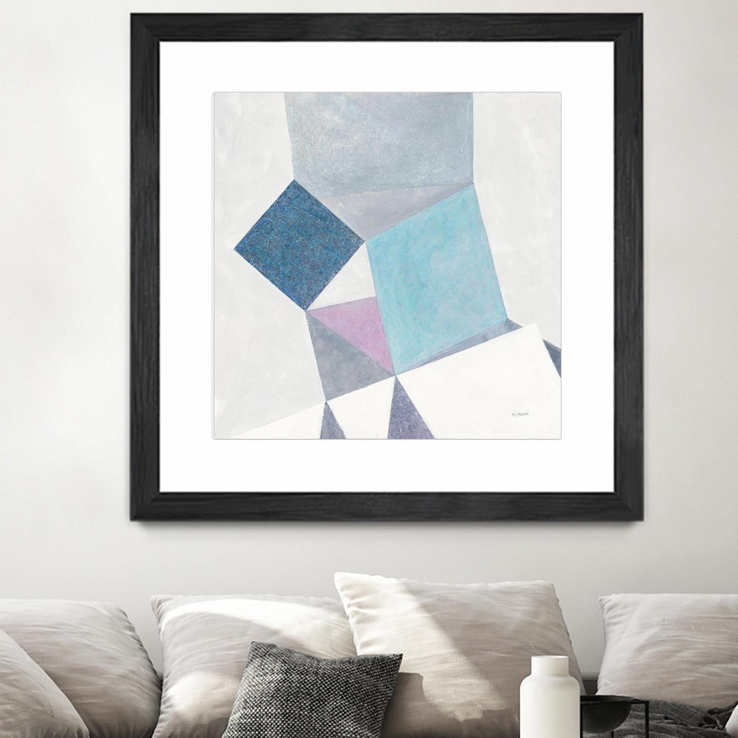 Bay Bridge V1 by Terri Burris on GIANT ART - whites & creams abstract abstract