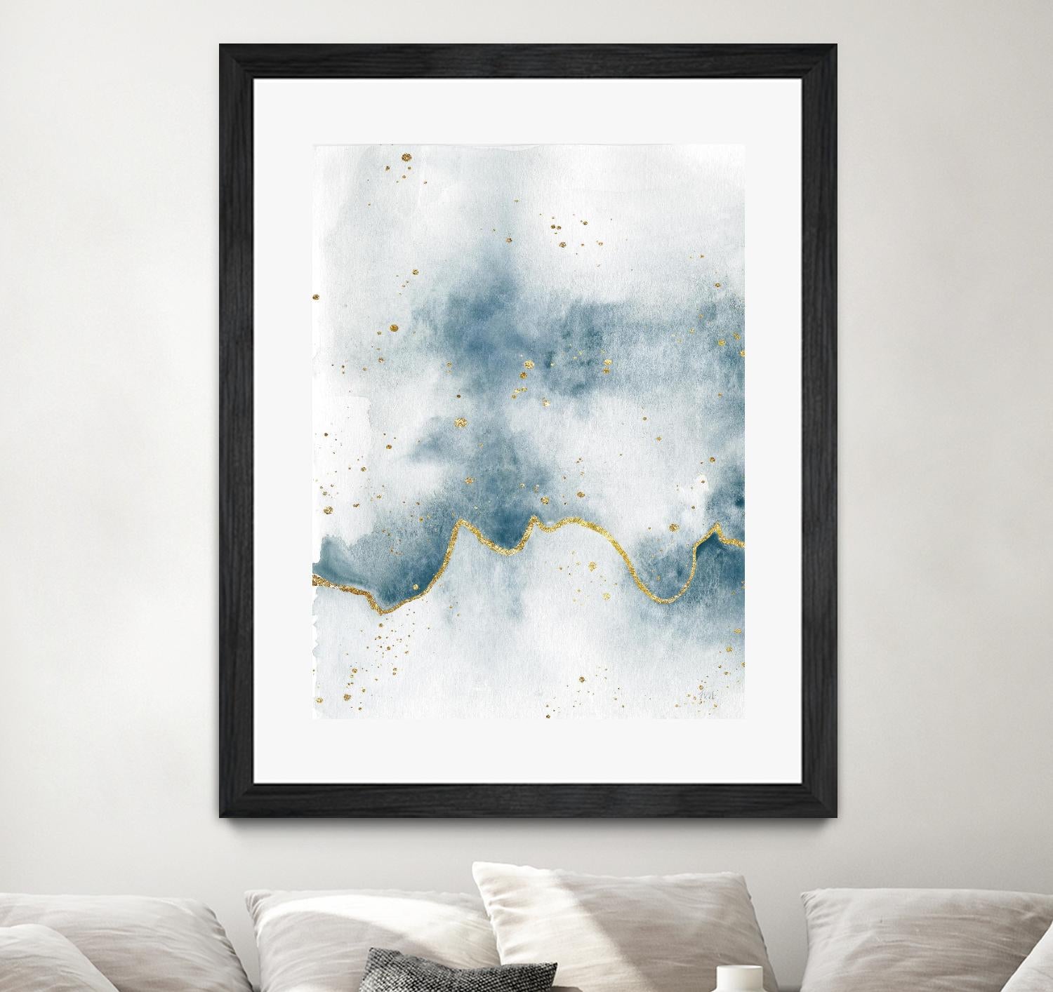 Flow with Gold II by Laura Marshall on GIANT ART - multi abstract abstract