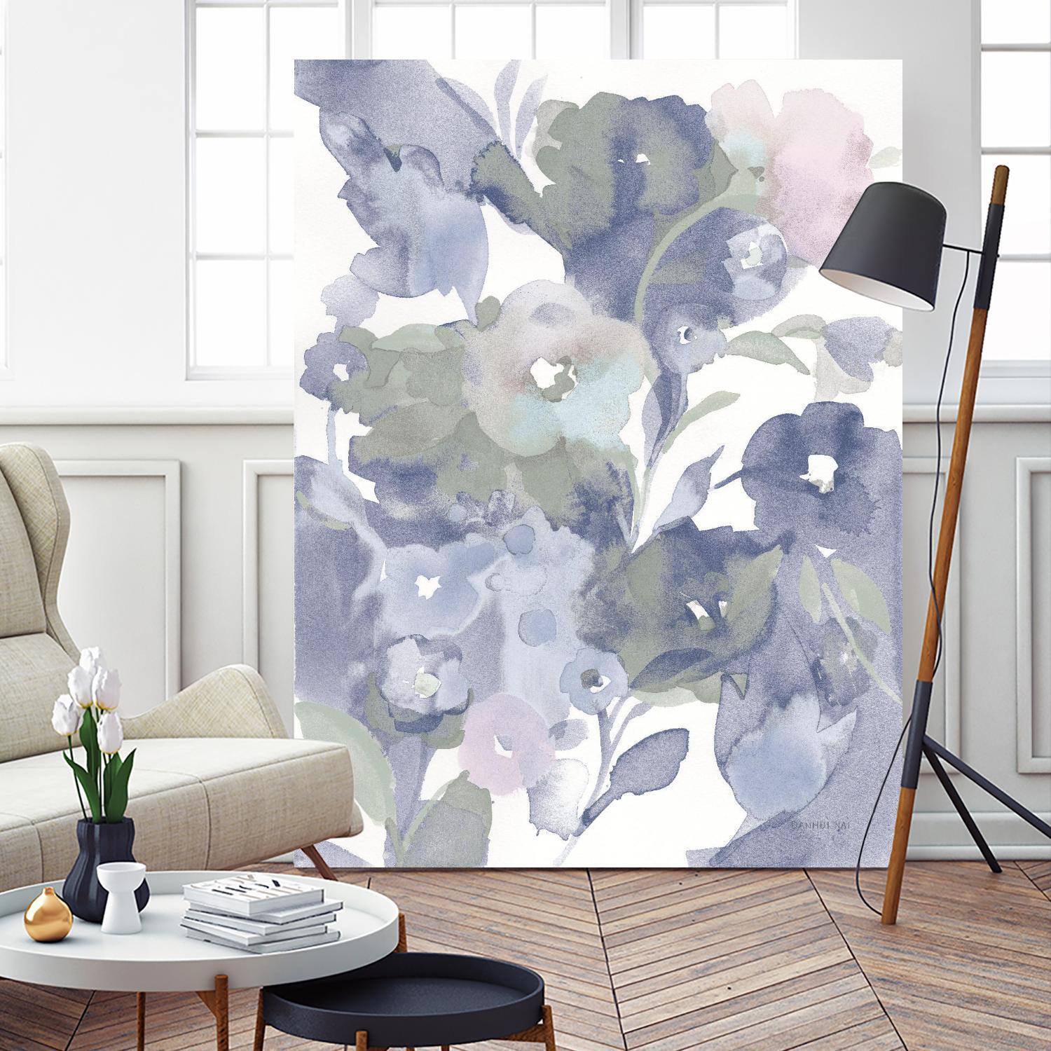 Jewel Garden I Blue by Danhui Nai on GIANT ART - multi abstract abstract