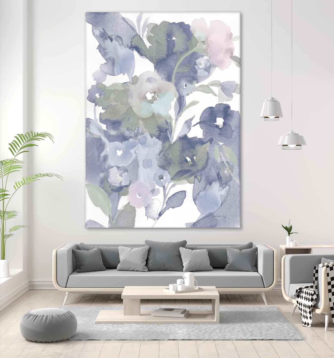 Jewel Garden I Blue by Danhui Nai on GIANT ART - multi abstract abstract