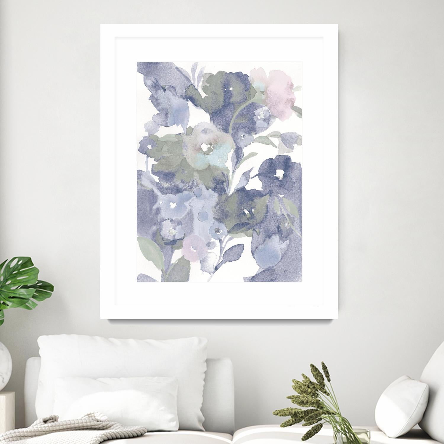 Jewel Garden I Blue by Danhui Nai on GIANT ART - multi abstract abstract