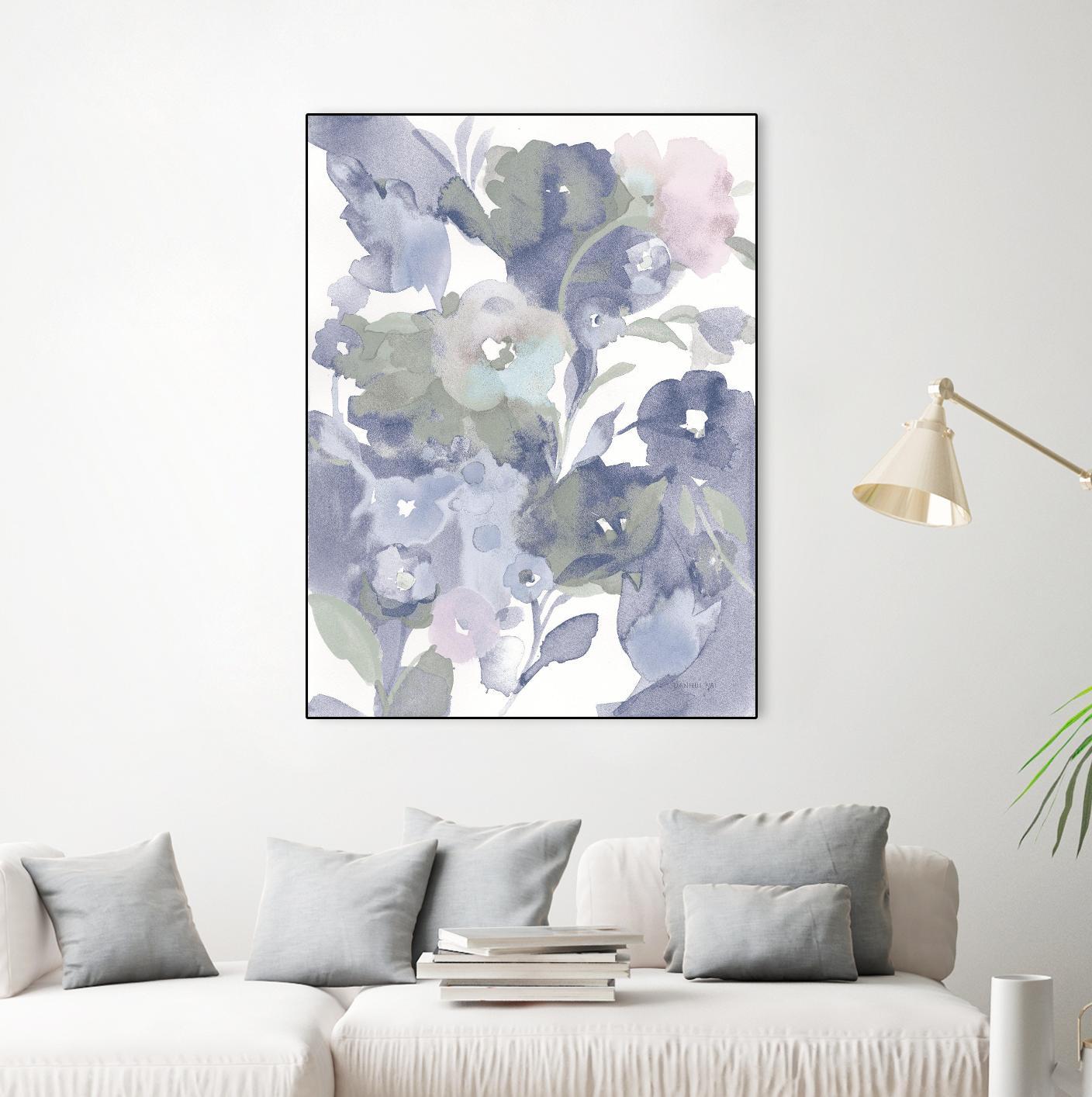 Jewel Garden I Blue by Danhui Nai on GIANT ART - multi abstract abstract