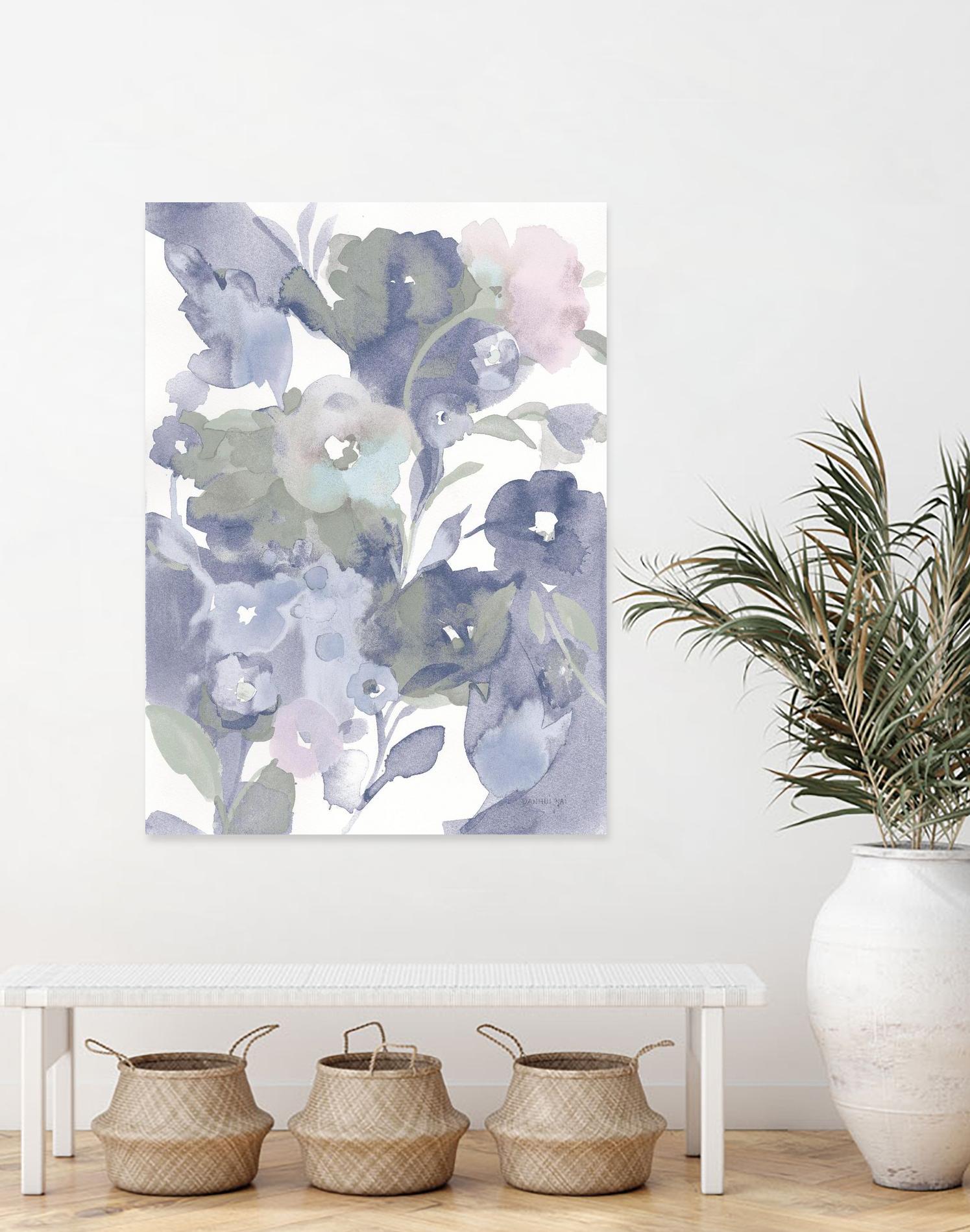 Jewel Garden I Blue by Danhui Nai on GIANT ART - multi abstract abstract