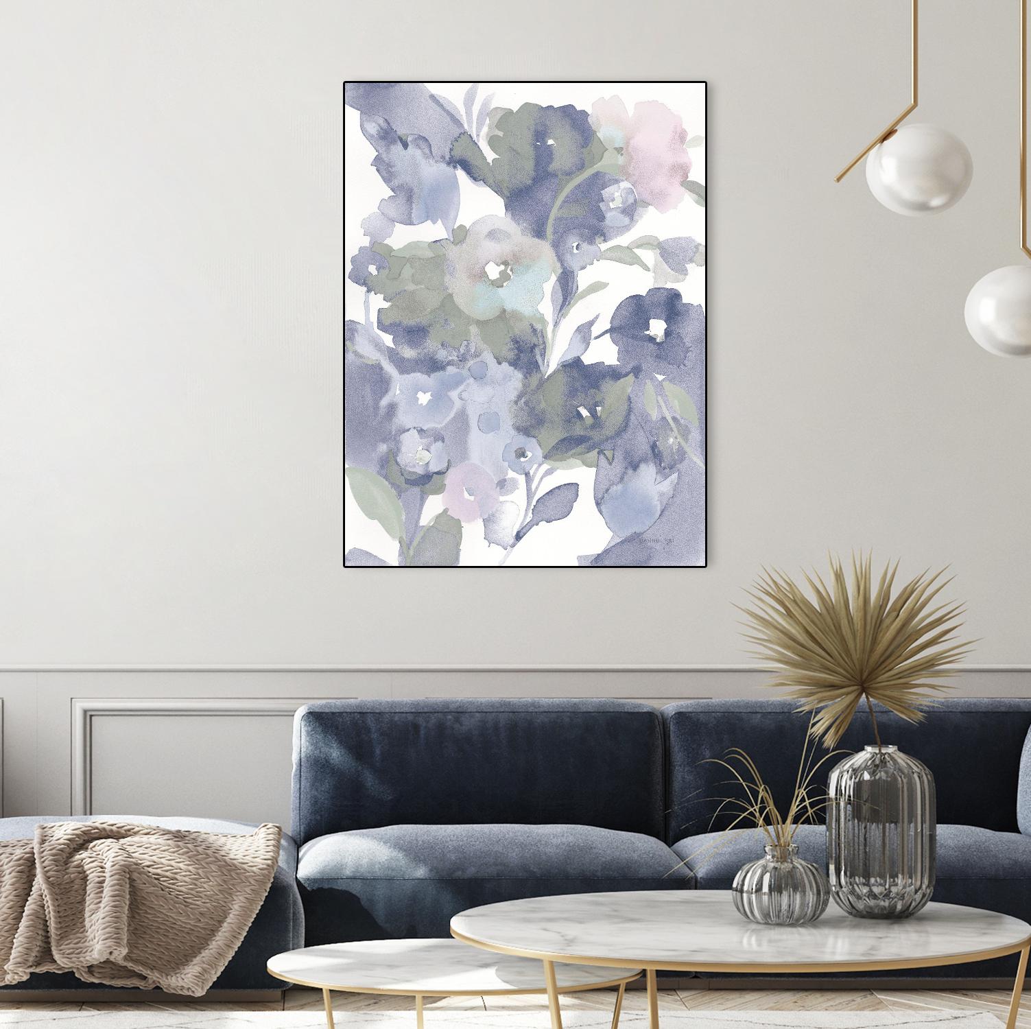 Jewel Garden I Blue by Danhui Nai on GIANT ART - multi abstract abstract