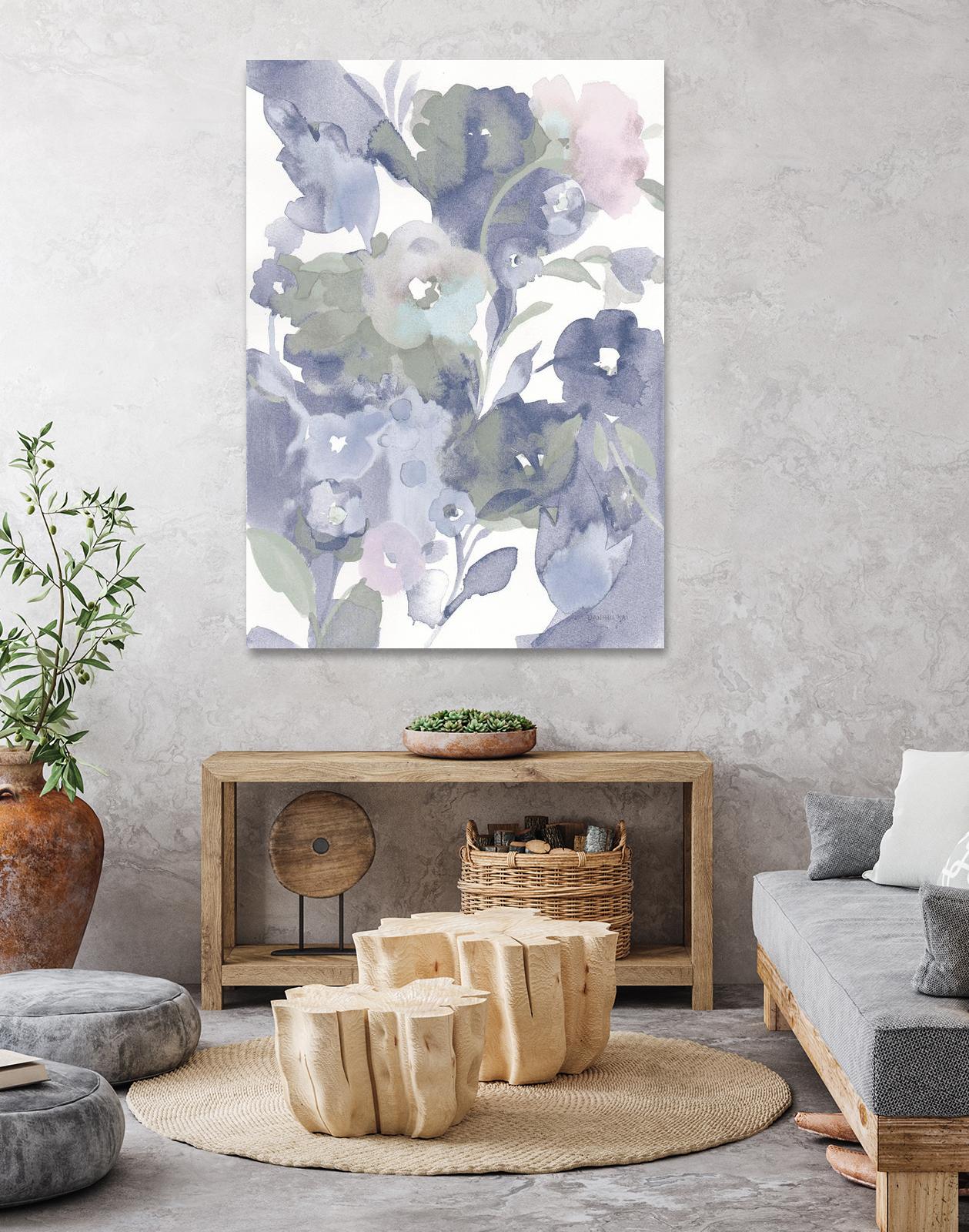 Jewel Garden I Blue by Danhui Nai on GIANT ART - multi abstract abstract