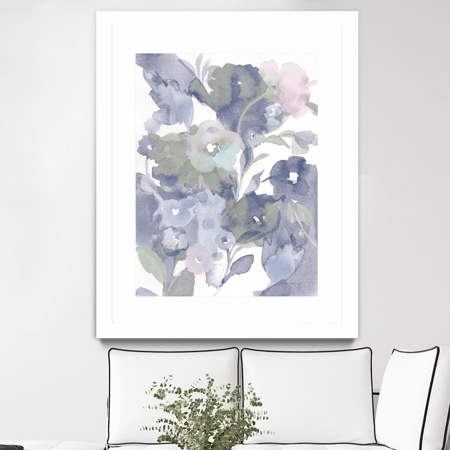 Jewel Garden I Blue by Danhui Nai on GIANT ART - multi abstract abstract