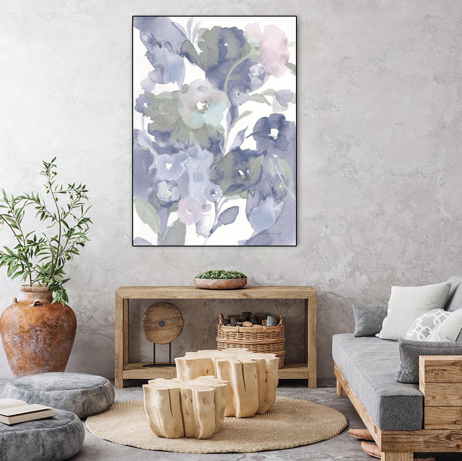 Jewel Garden I Blue by Danhui Nai on GIANT ART - multi abstract abstract