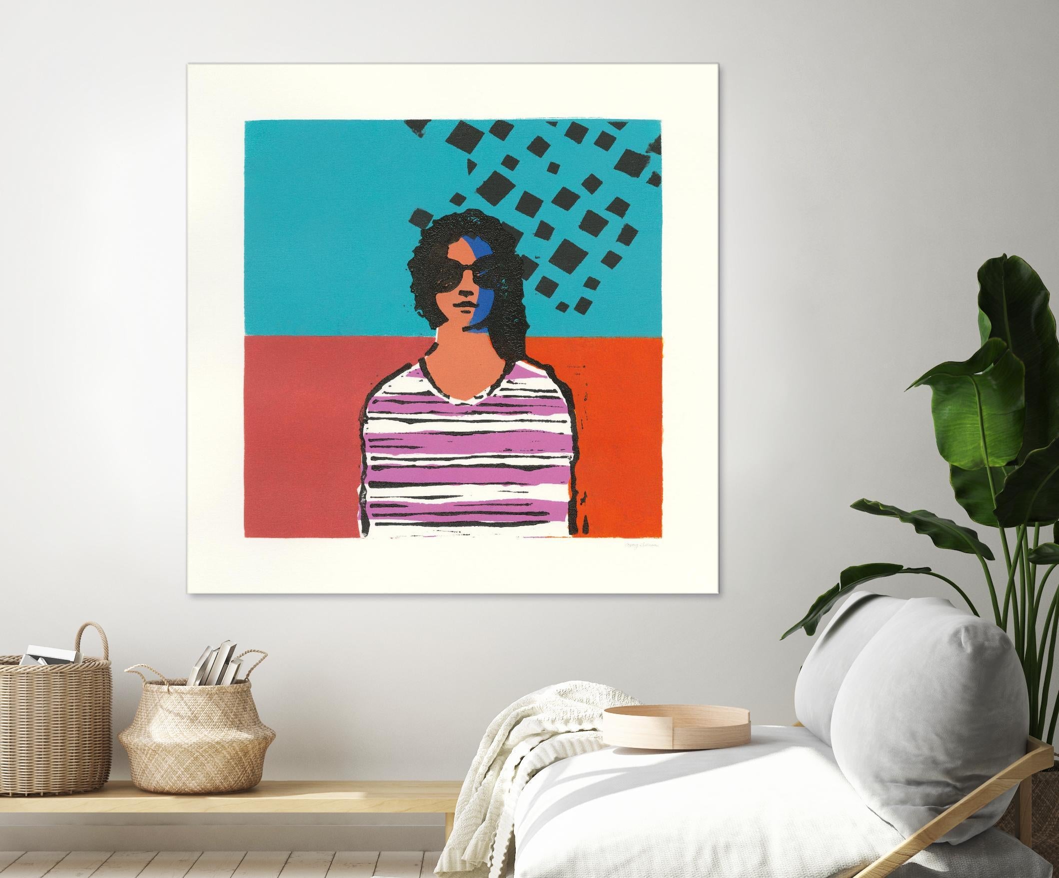 Sofia by Avery Tillmon on GIANT ART - multi figurative blue