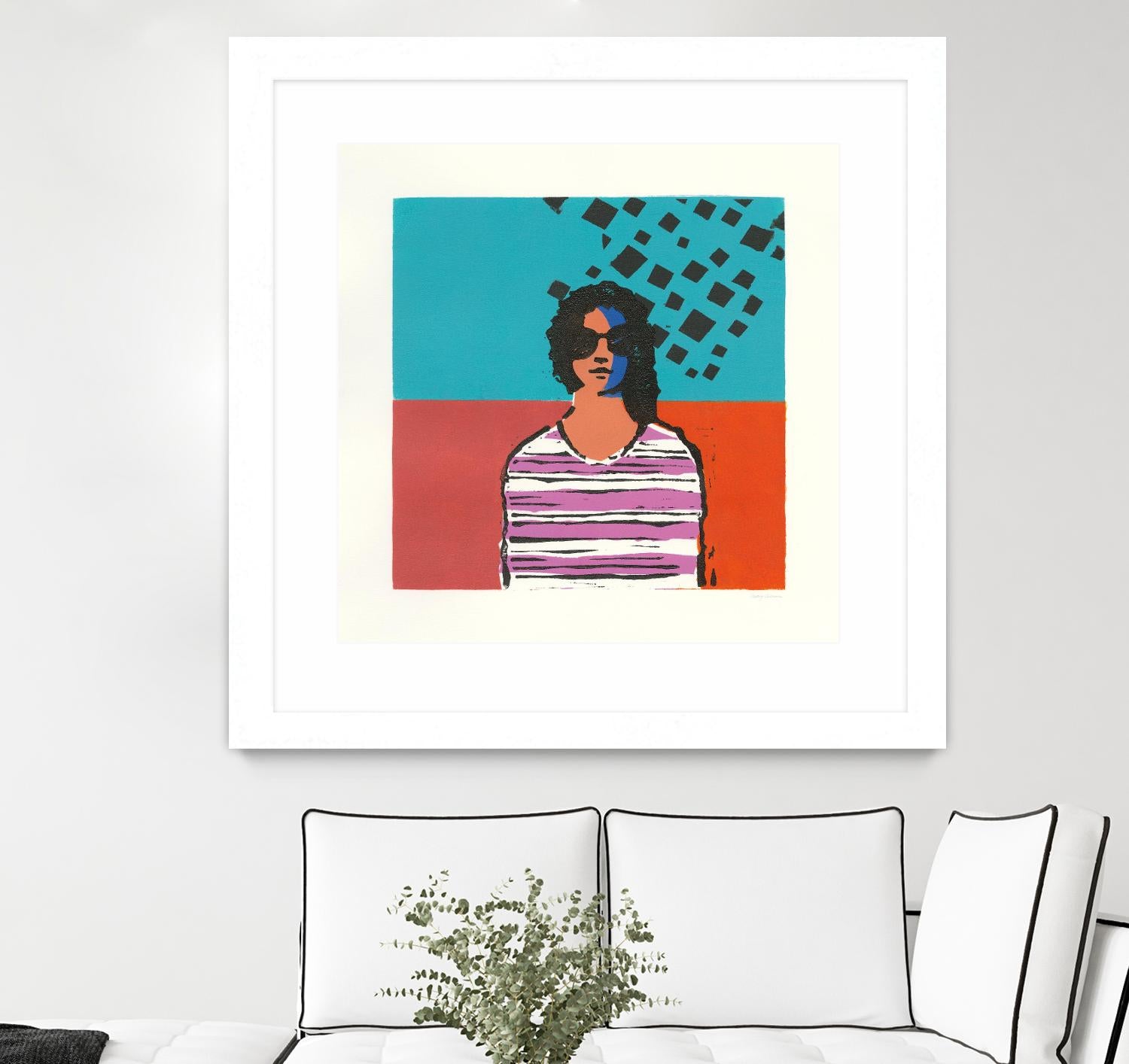 Sofia by Avery Tillmon on GIANT ART - multi figurative blue