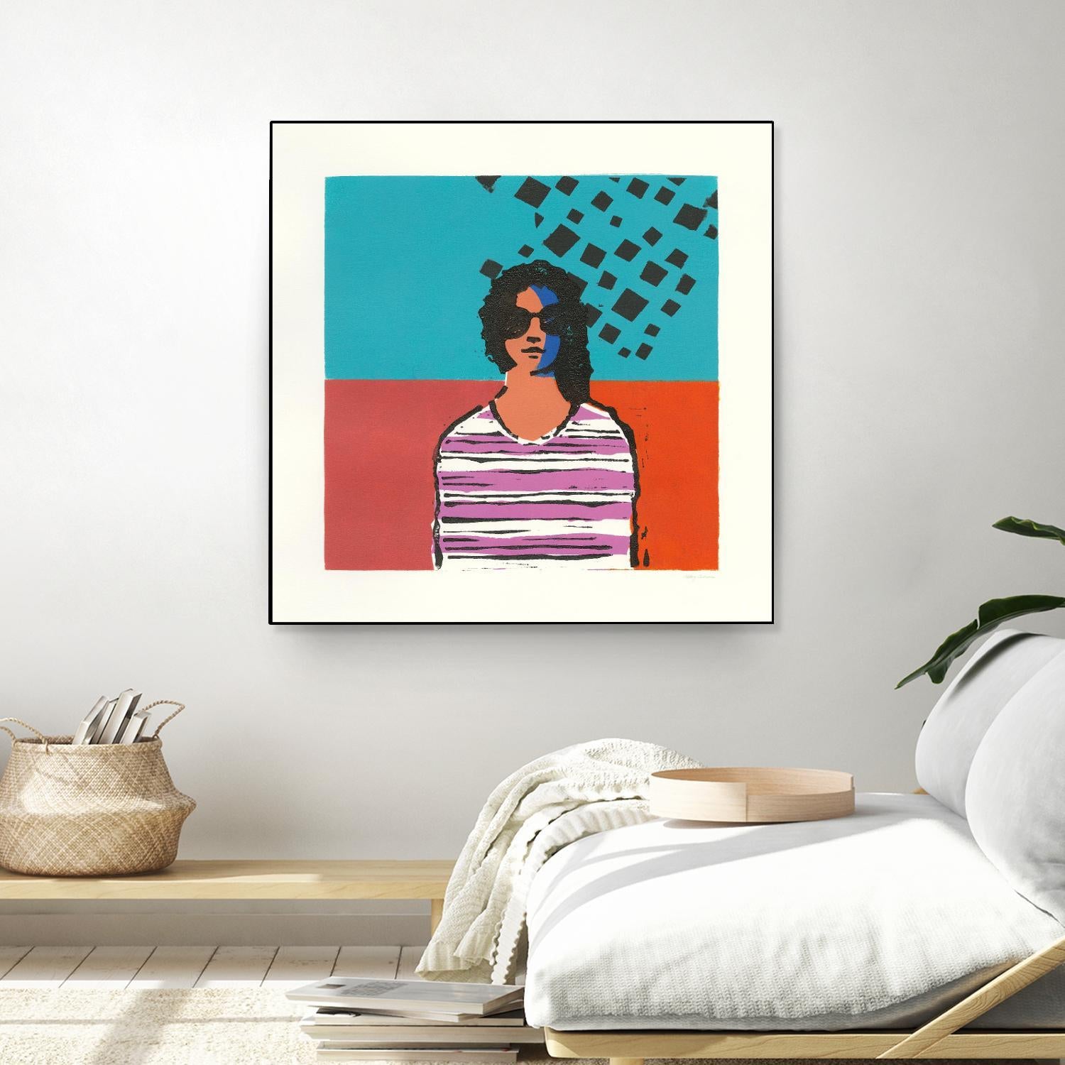 Sofia by Avery Tillmon on GIANT ART - multi figurative blue