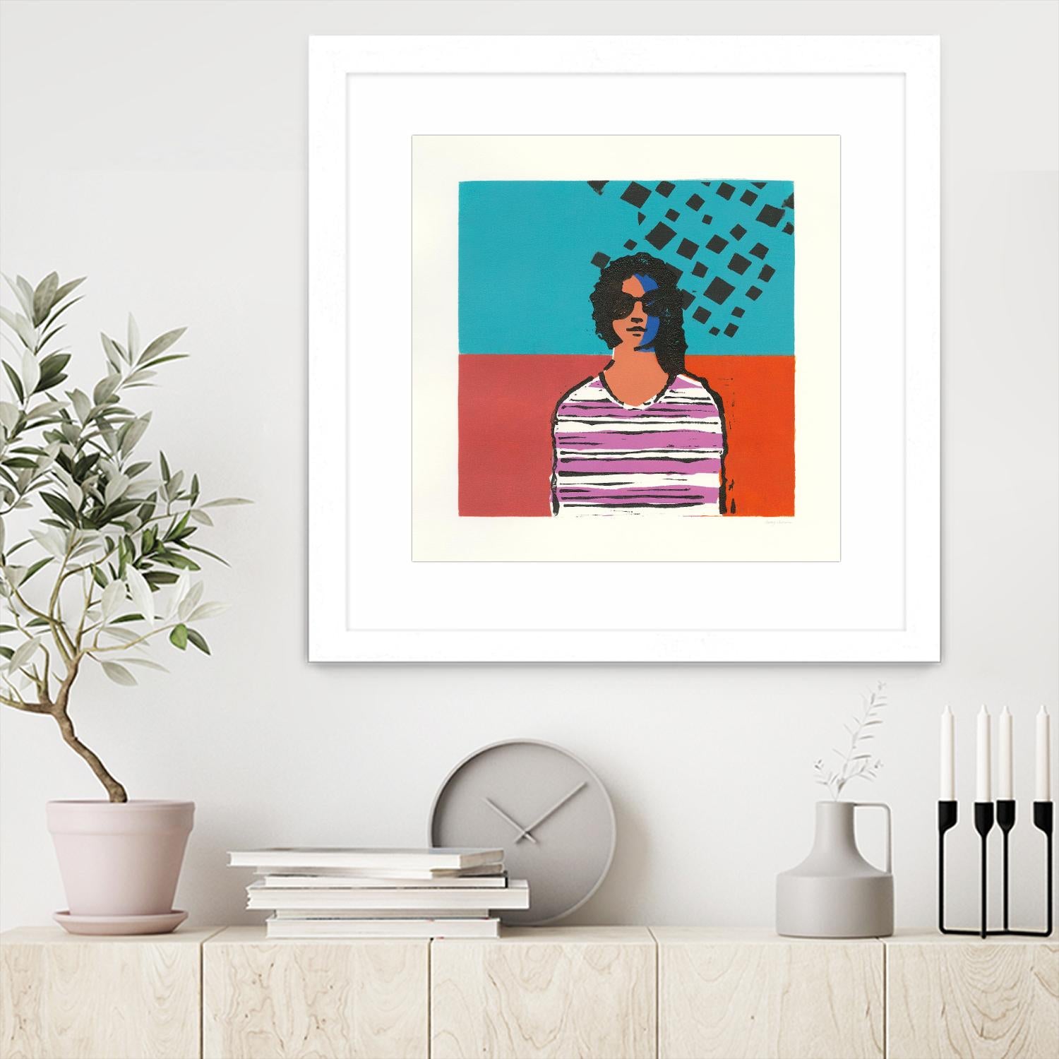 Sofia by Avery Tillmon on GIANT ART - multi figurative blue