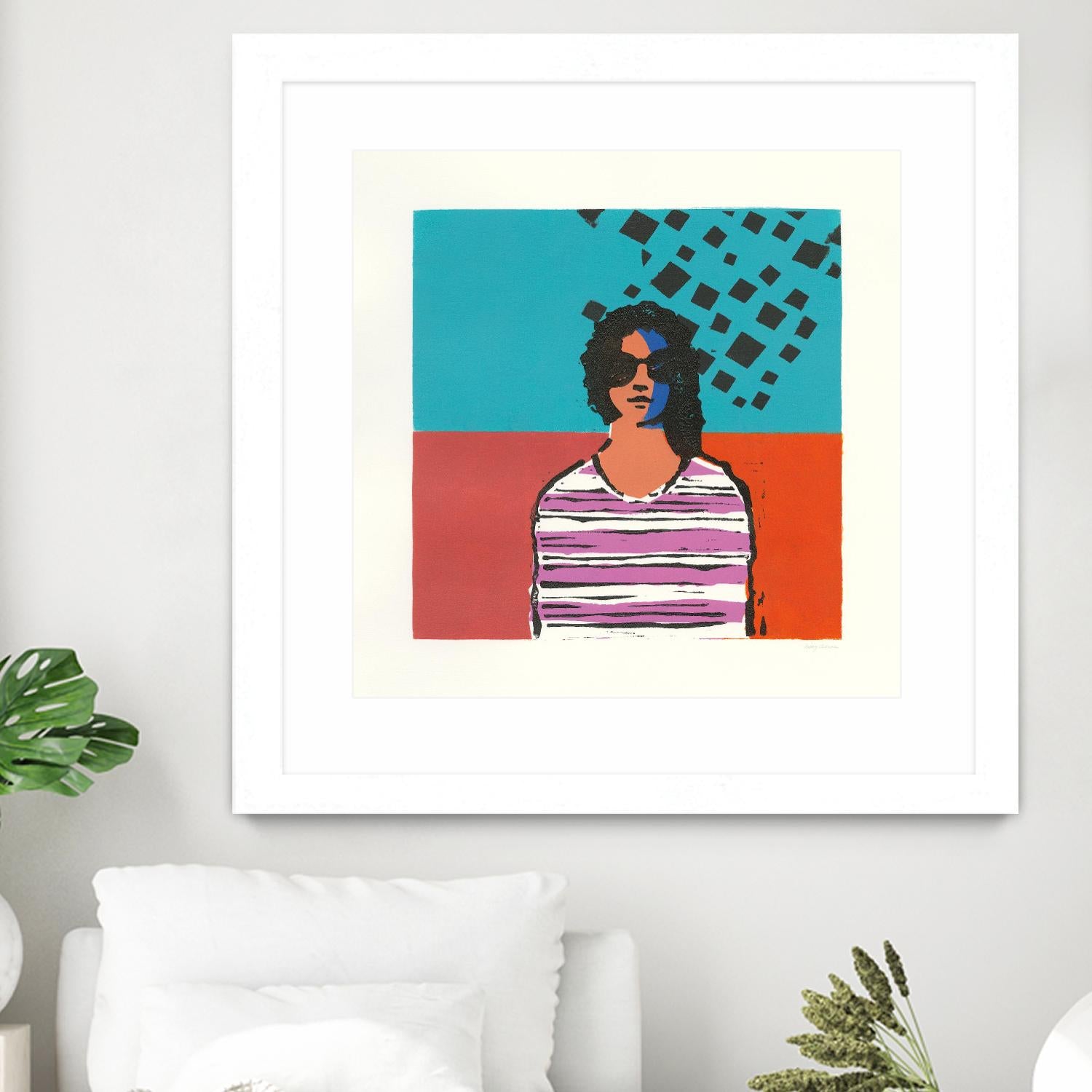 Sofia by Avery Tillmon on GIANT ART - multi figurative blue