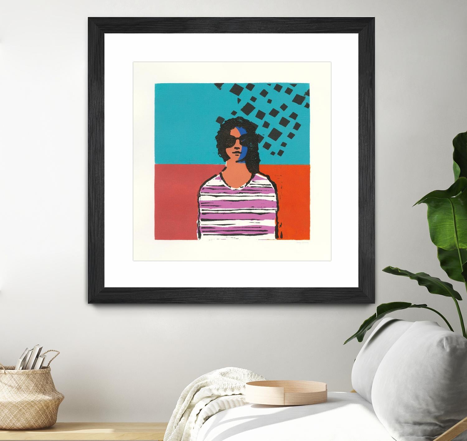 Sofia by Avery Tillmon on GIANT ART - multi figurative blue