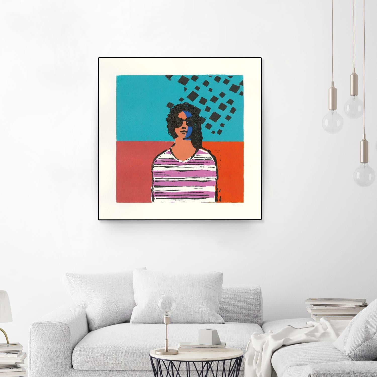 Sofia by Avery Tillmon on GIANT ART - multi figurative blue