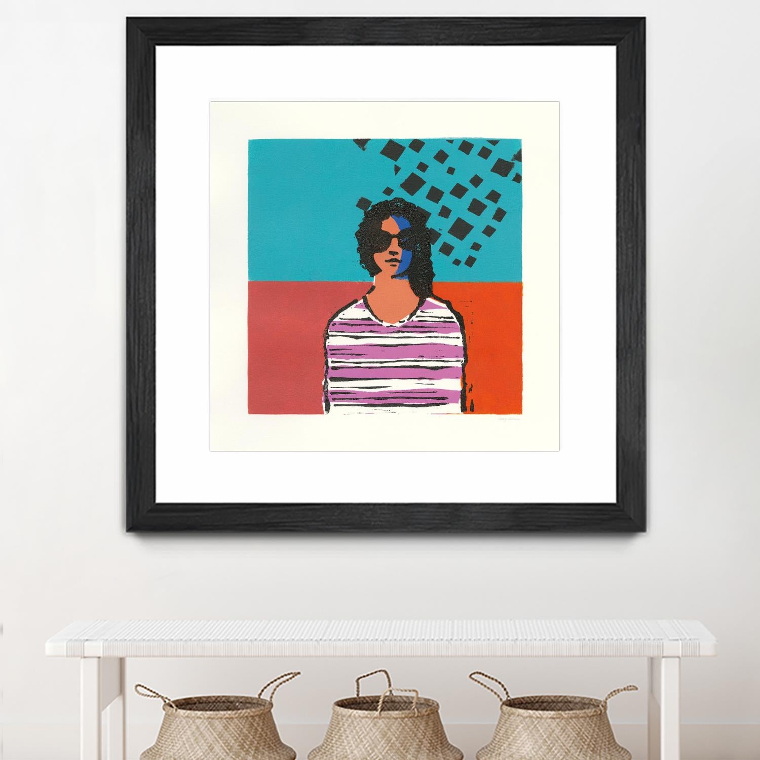 Sofia by Avery Tillmon on GIANT ART - multi figurative blue