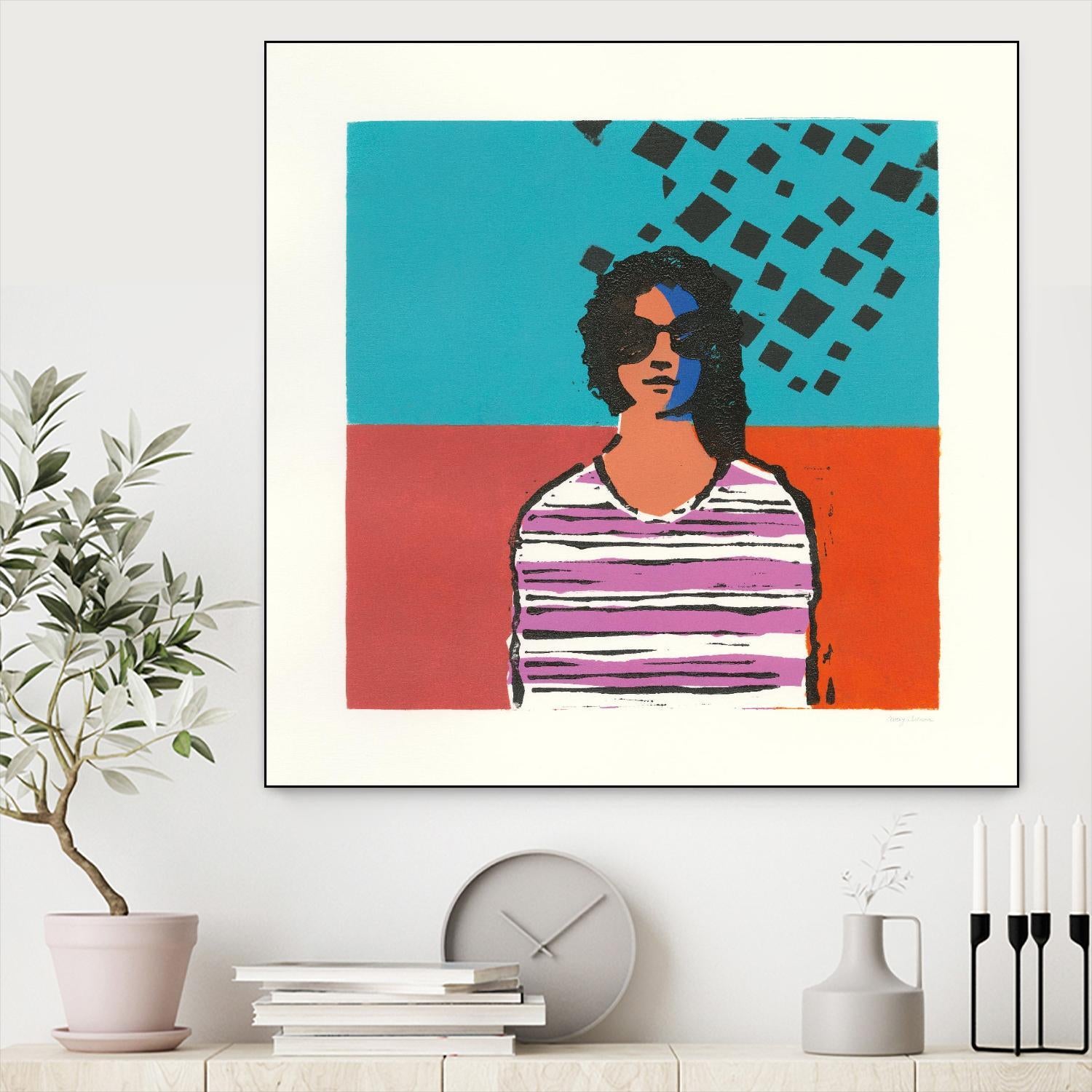 Sofia by Avery Tillmon on GIANT ART - multi figurative blue