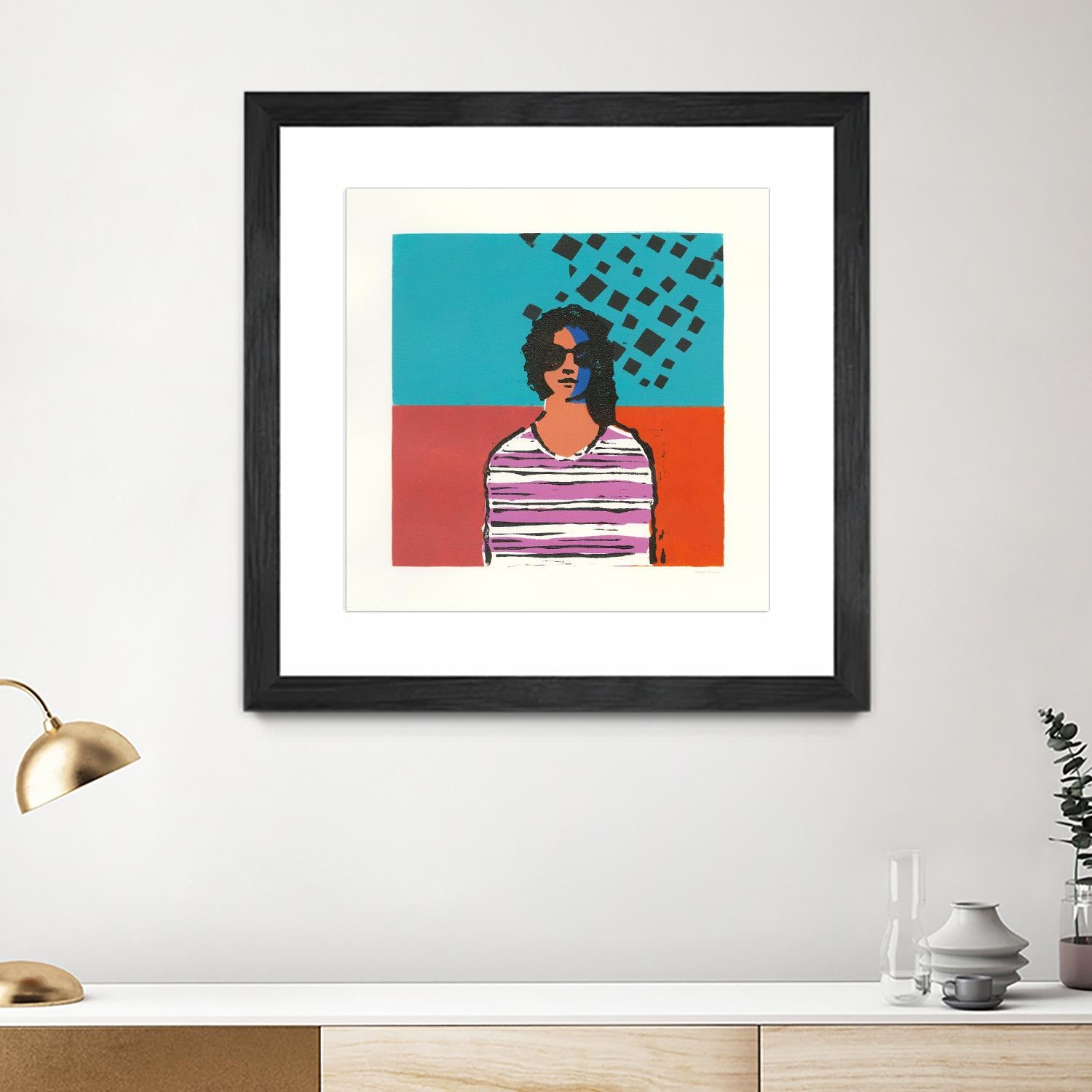 Sofia by Avery Tillmon on GIANT ART - multi figurative blue